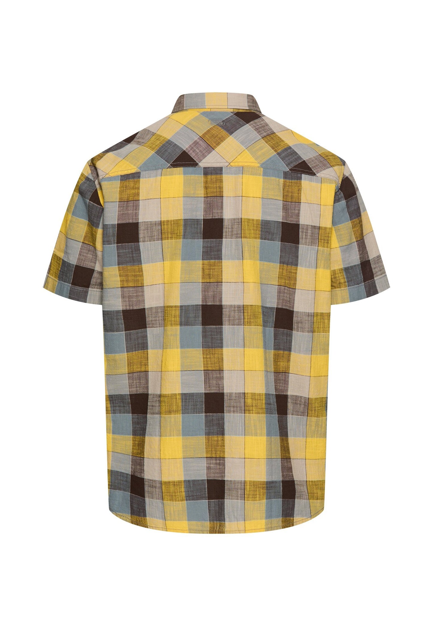 Karohemd aus reiner Baumwolle (Sun Yellow)