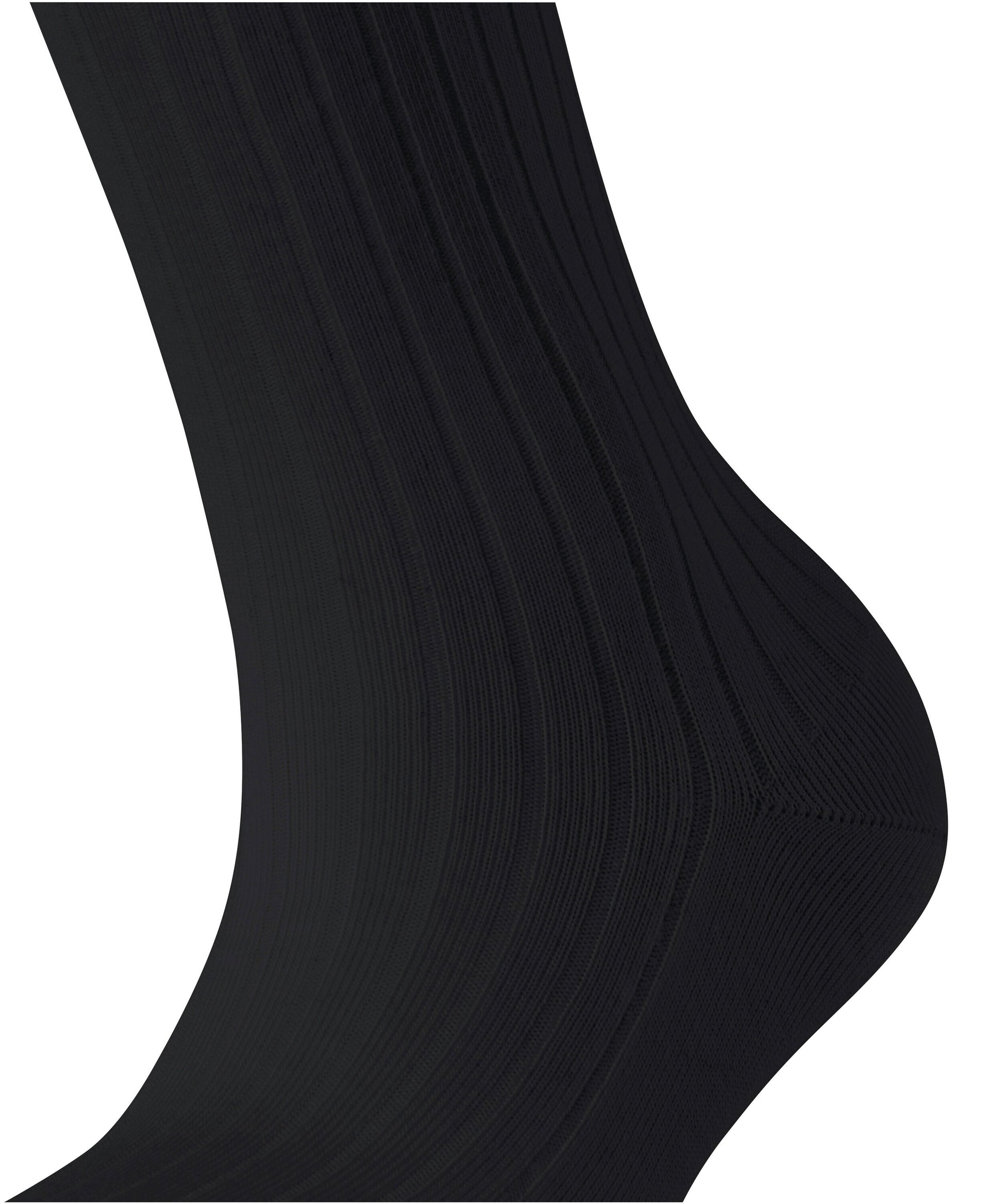 FALKE Cotton Rib Damen (Black)