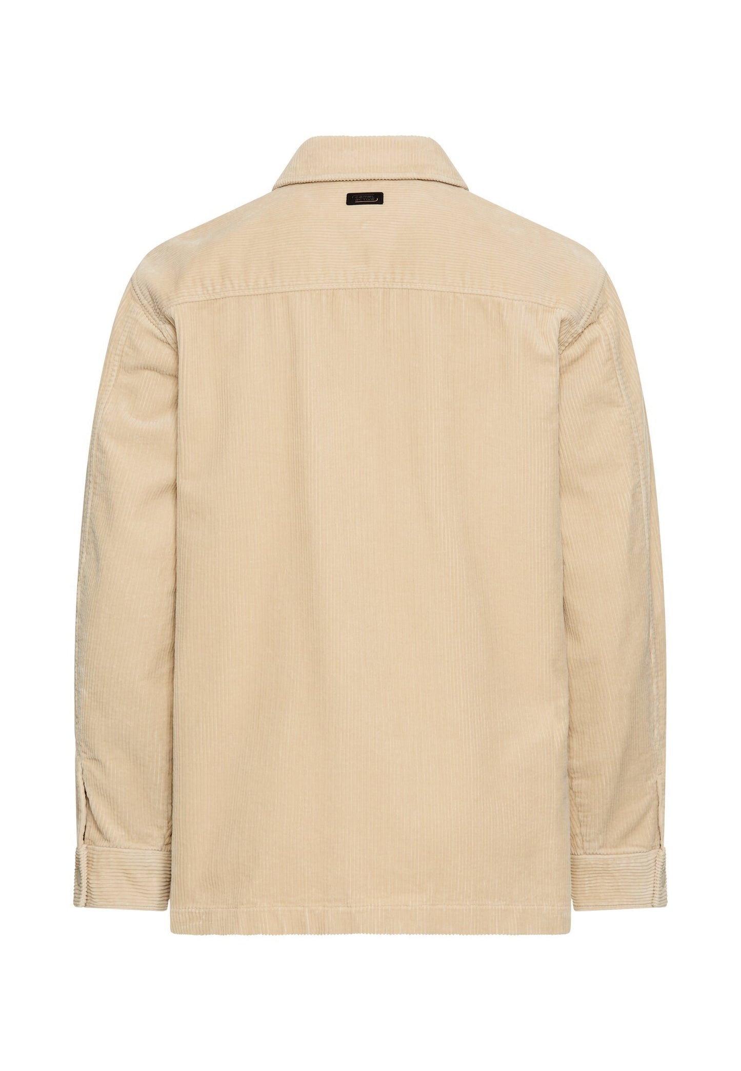 Cord Overshirt mit Druckknöpfen (Oatmeal)