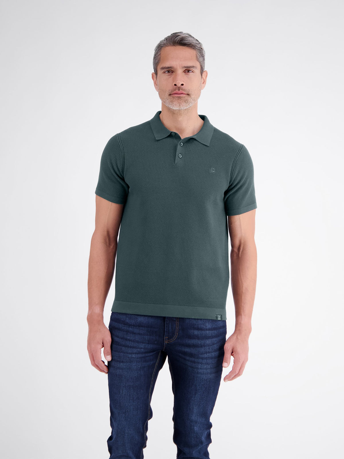 Polo-knopf Buendchen (Cedar Green)