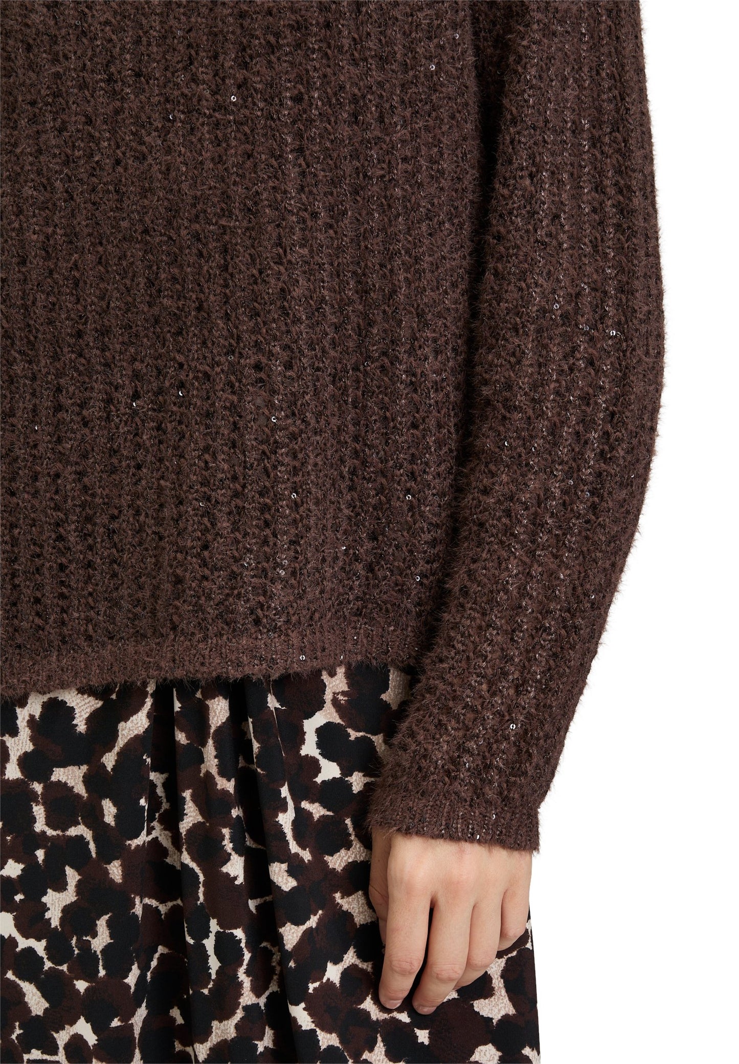 Grobstrick-Pullover (Light Maroon)