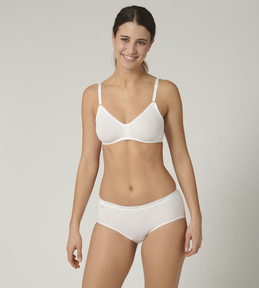 sloggi Basic+ Midi 2P (White)
