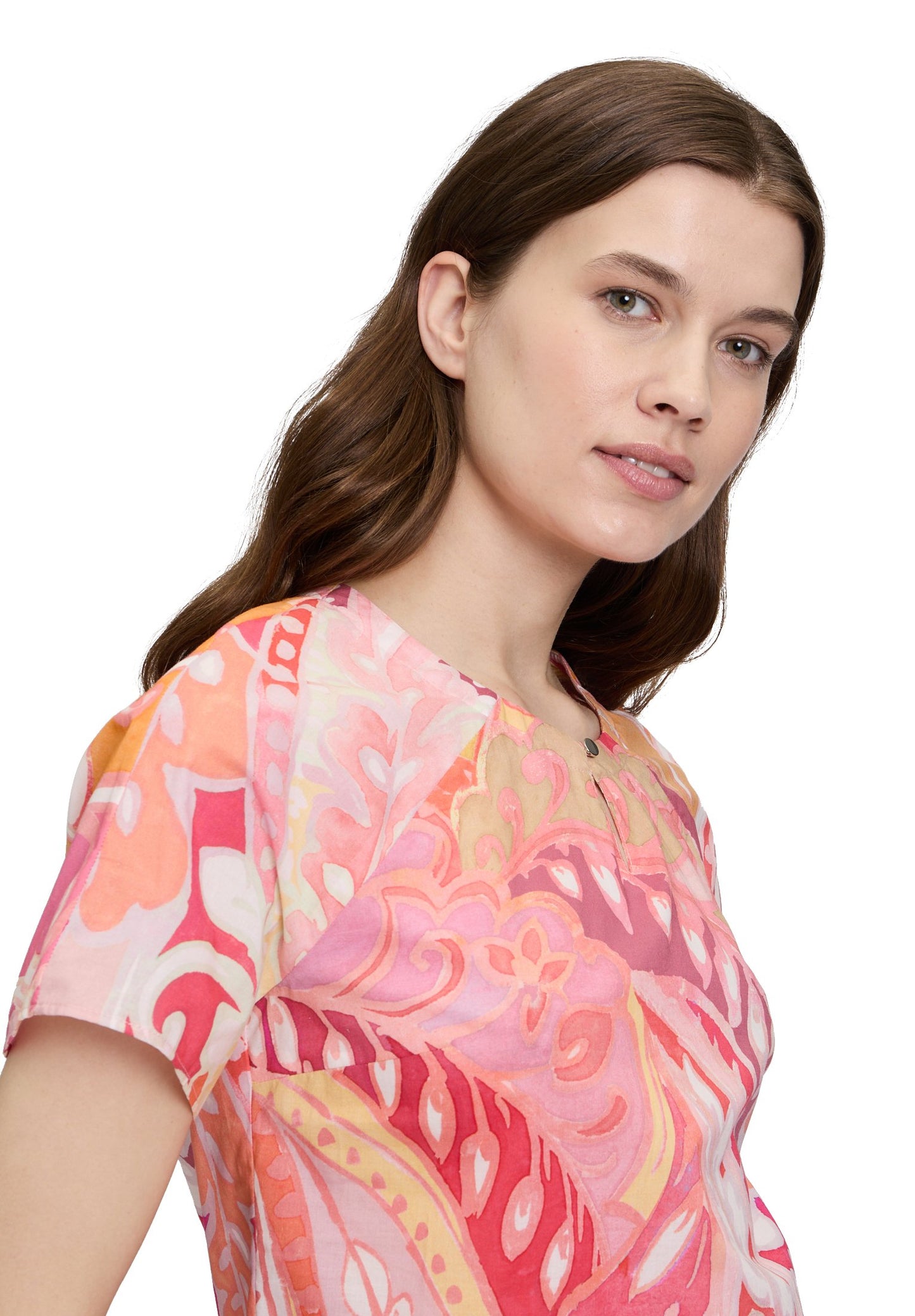 Casual-Bluse (Rosé/yellow)