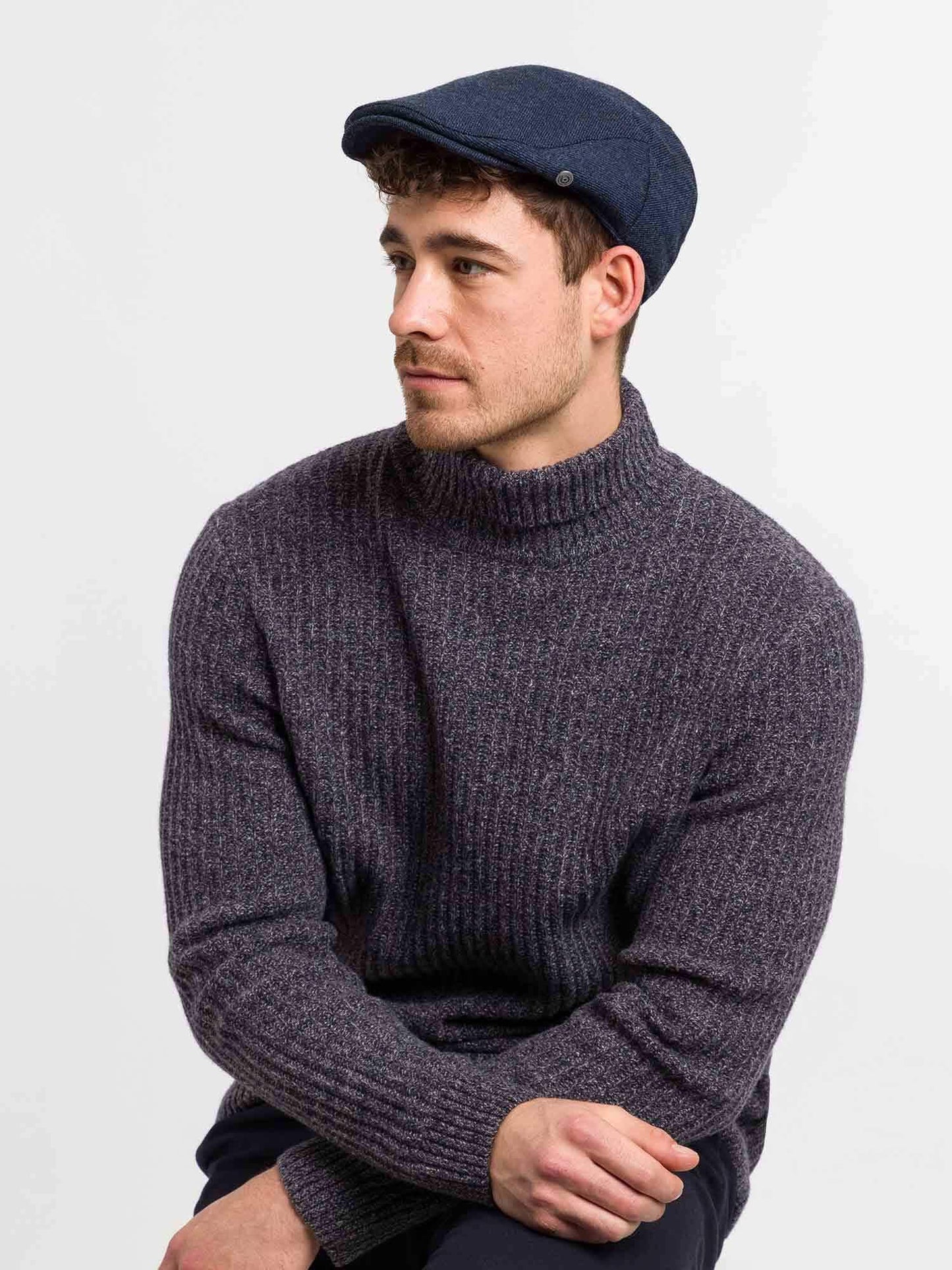 Flatcap Woll Flatcap (Navy)