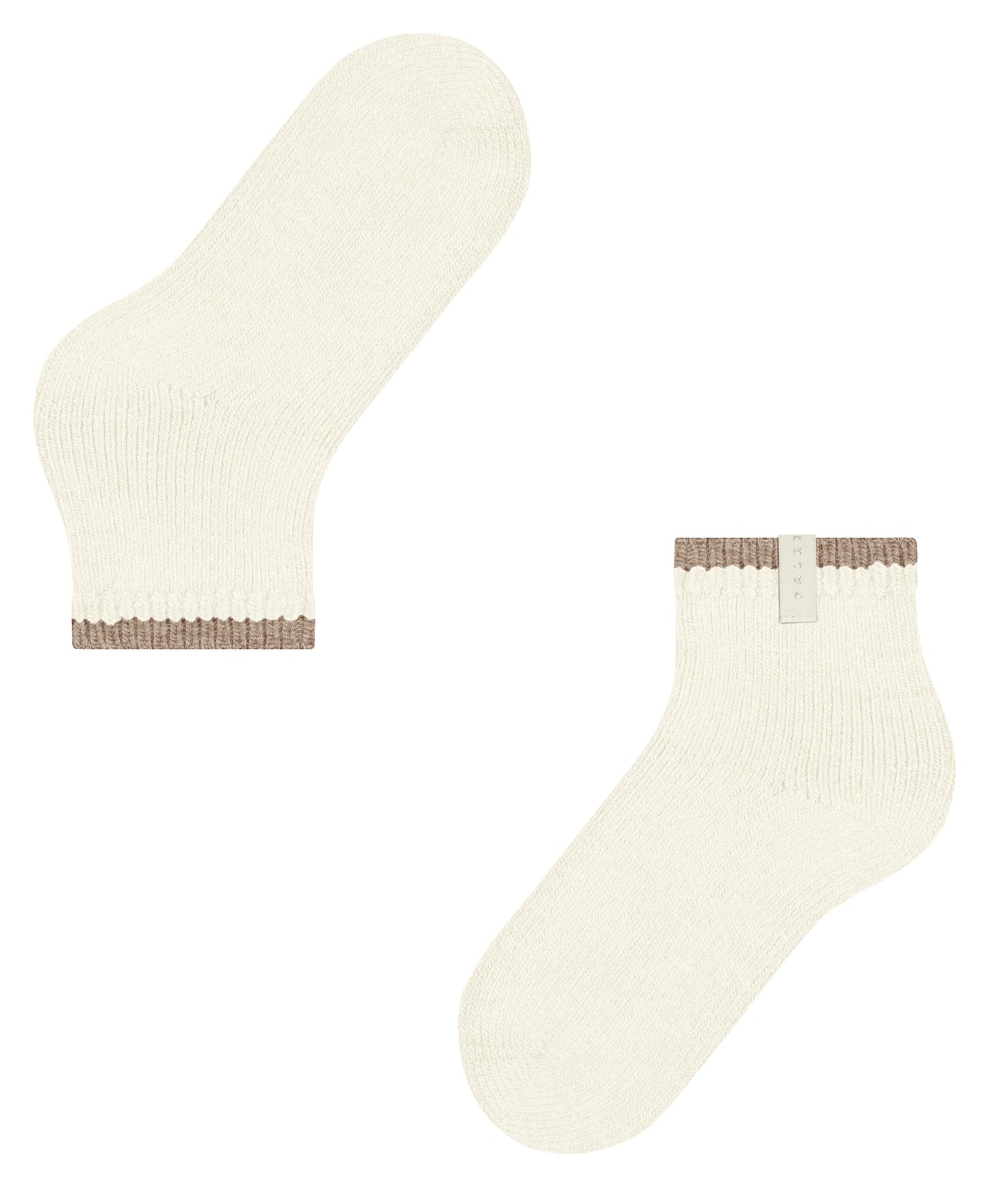 FALKE Cosy Plush Damen Kurzsocken (Woolwhite)