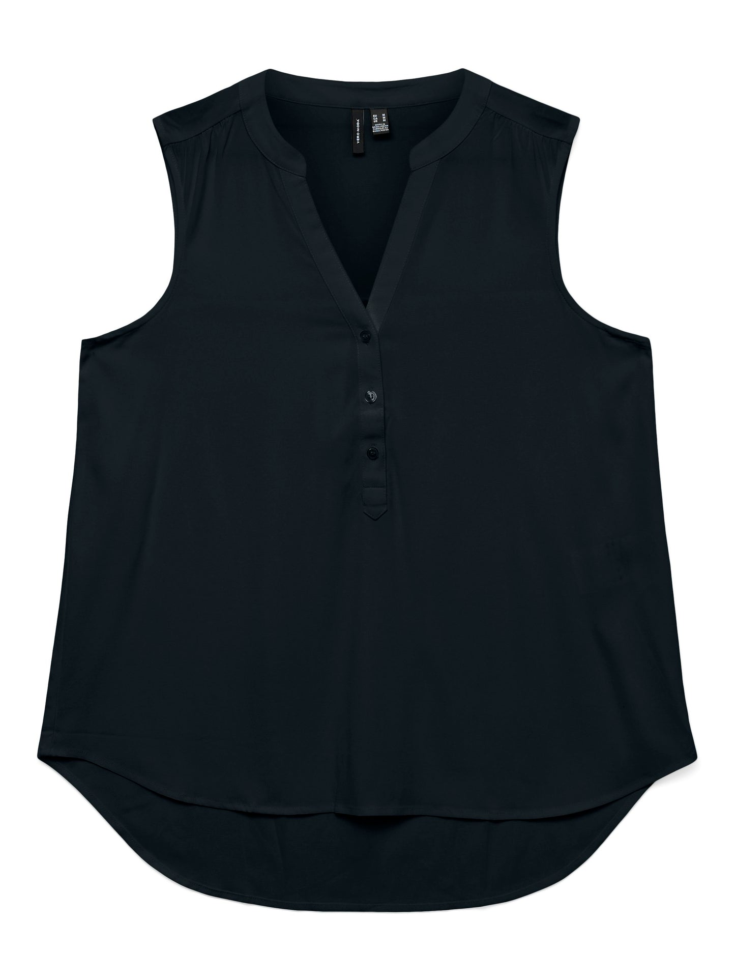 Vmbella Sl V-neck Top Wvn Ga Noos (Black)