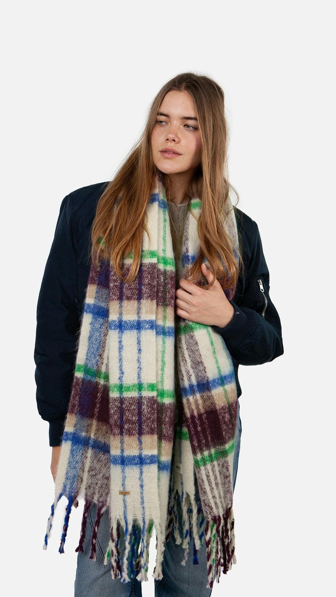 Loriant Scarf (Red Aubergine)