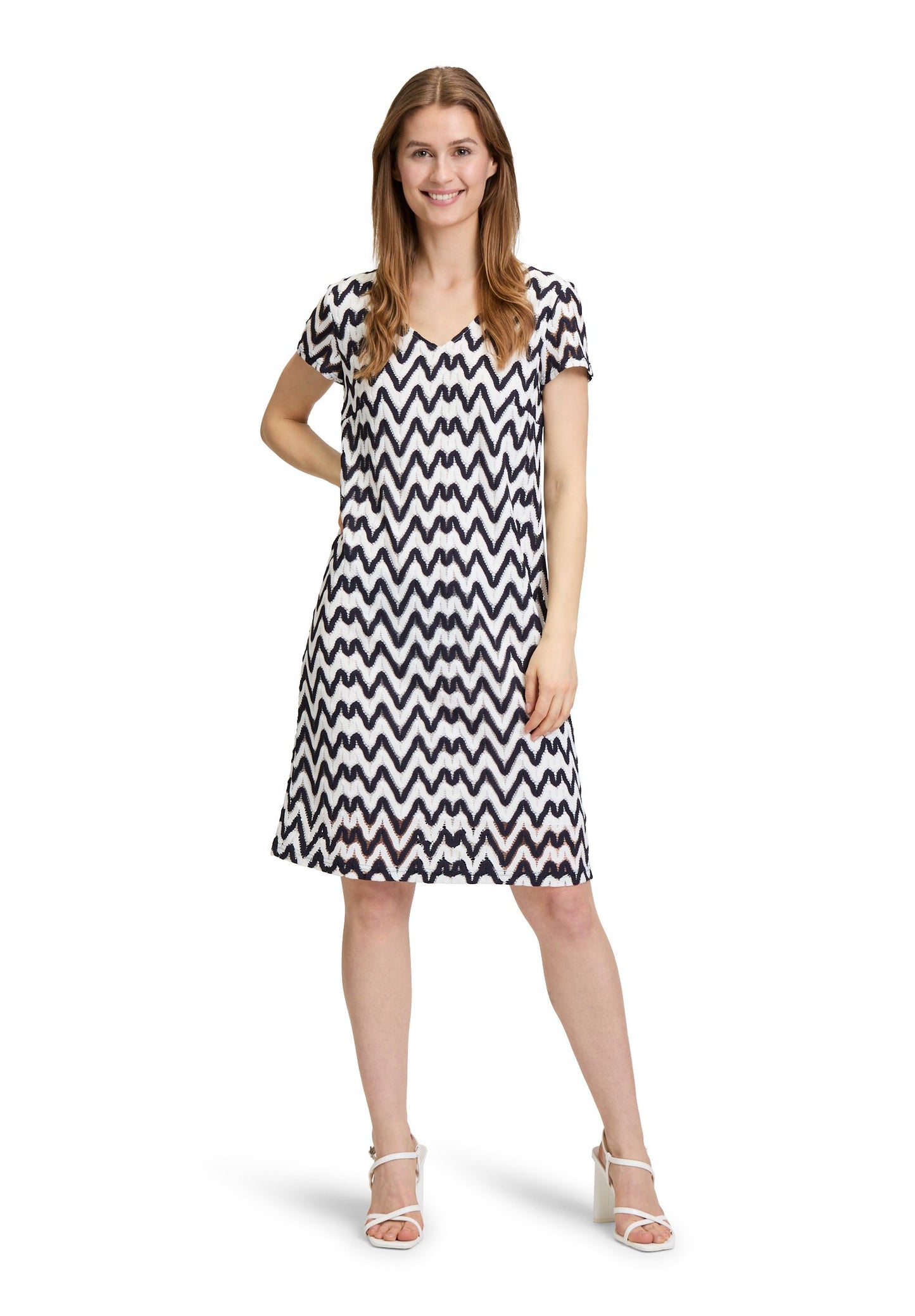 Sommerkleid (Dark Blue/cream)