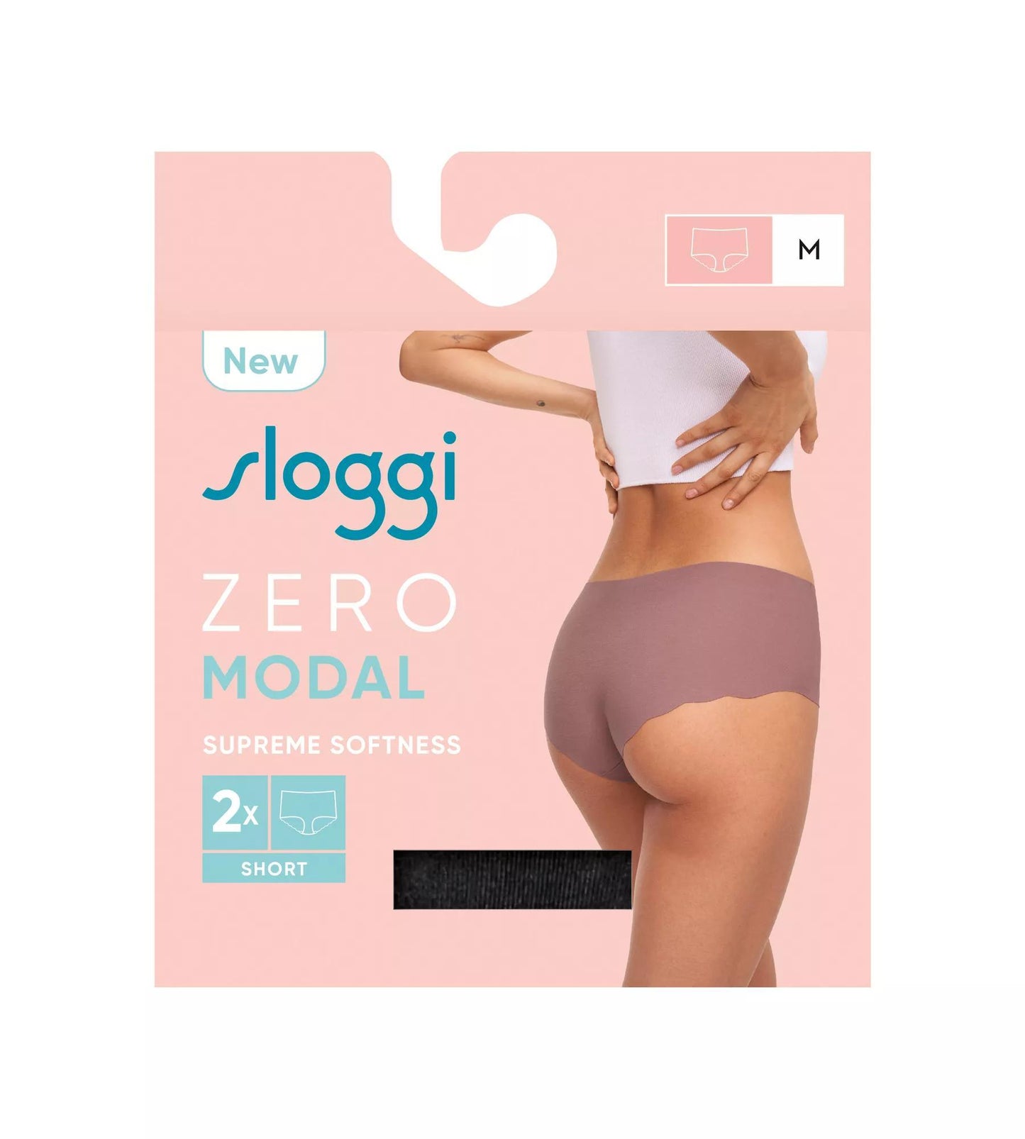 sloggi ZERO Modal 2.0 Short 2P (Black)