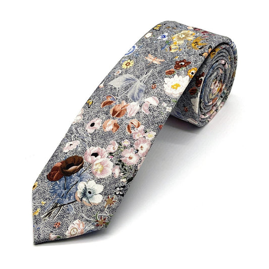 Krawatte 6cm (Fb.1 M-grau)