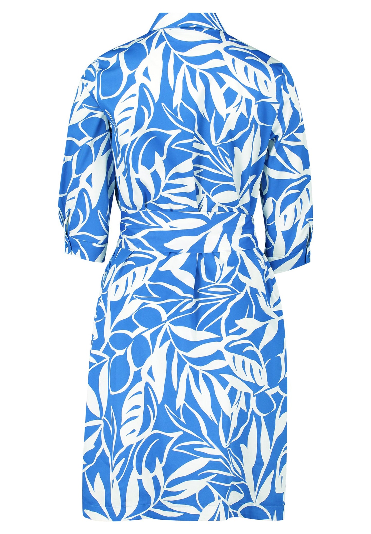 Hemdblusenkleid (Blue/cream)