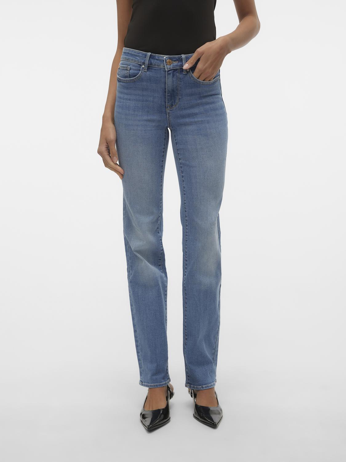 Vmflash Mr Straight Jeans Li347 Ga Noos (Medium Blue D)