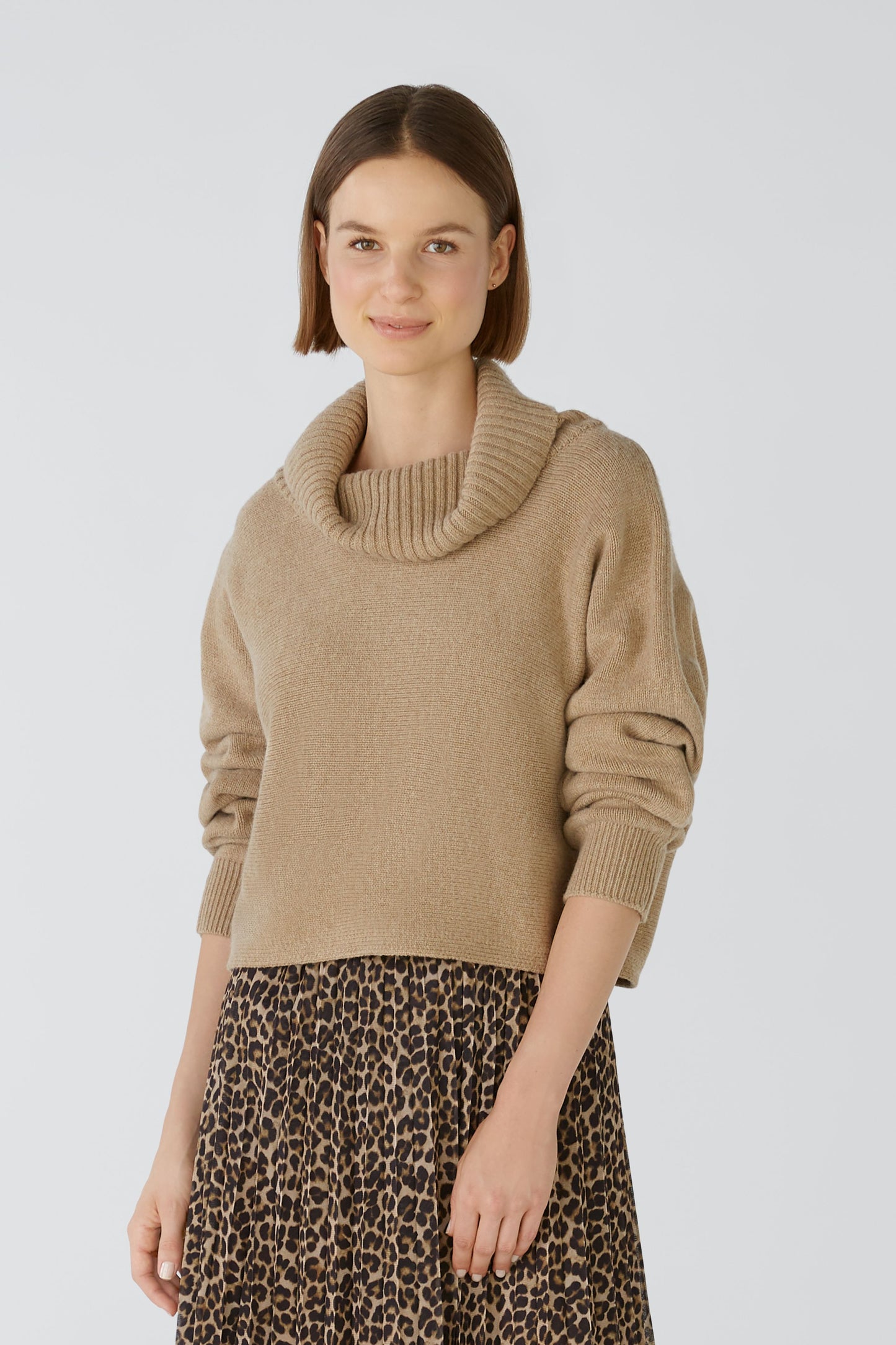 Pullover Wollmischung (Camel)
