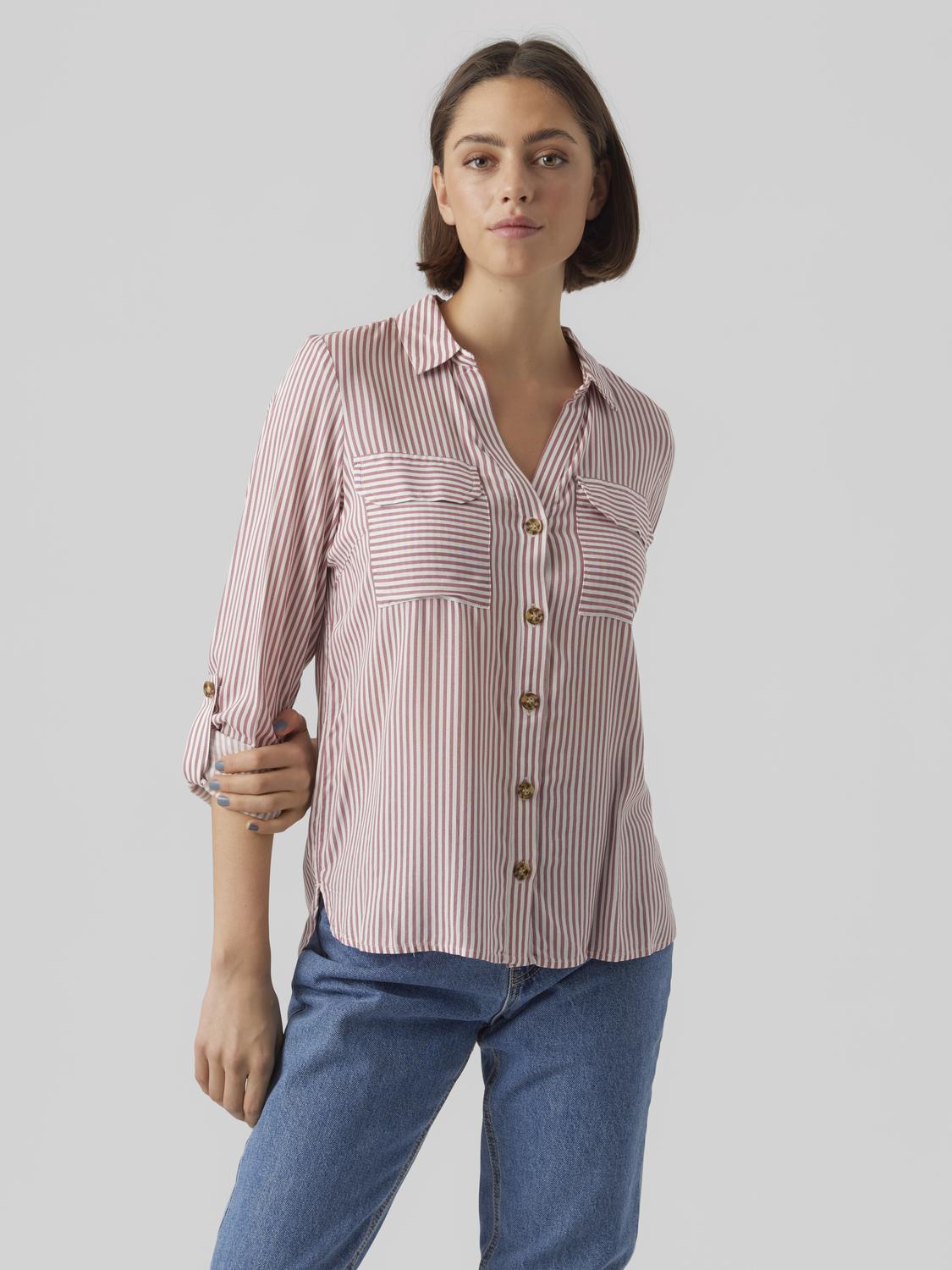 Vmbumpy L/s Shirt New Wvn Ga Noos (Snow White)