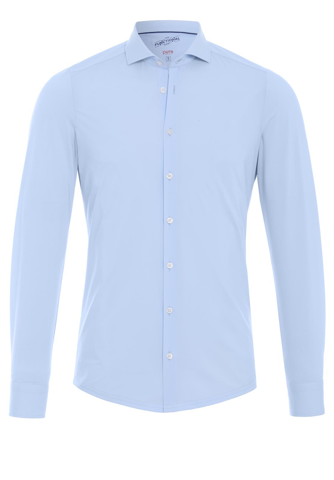 PURE- Functional Hemd Langarm (Uni Hellblau)