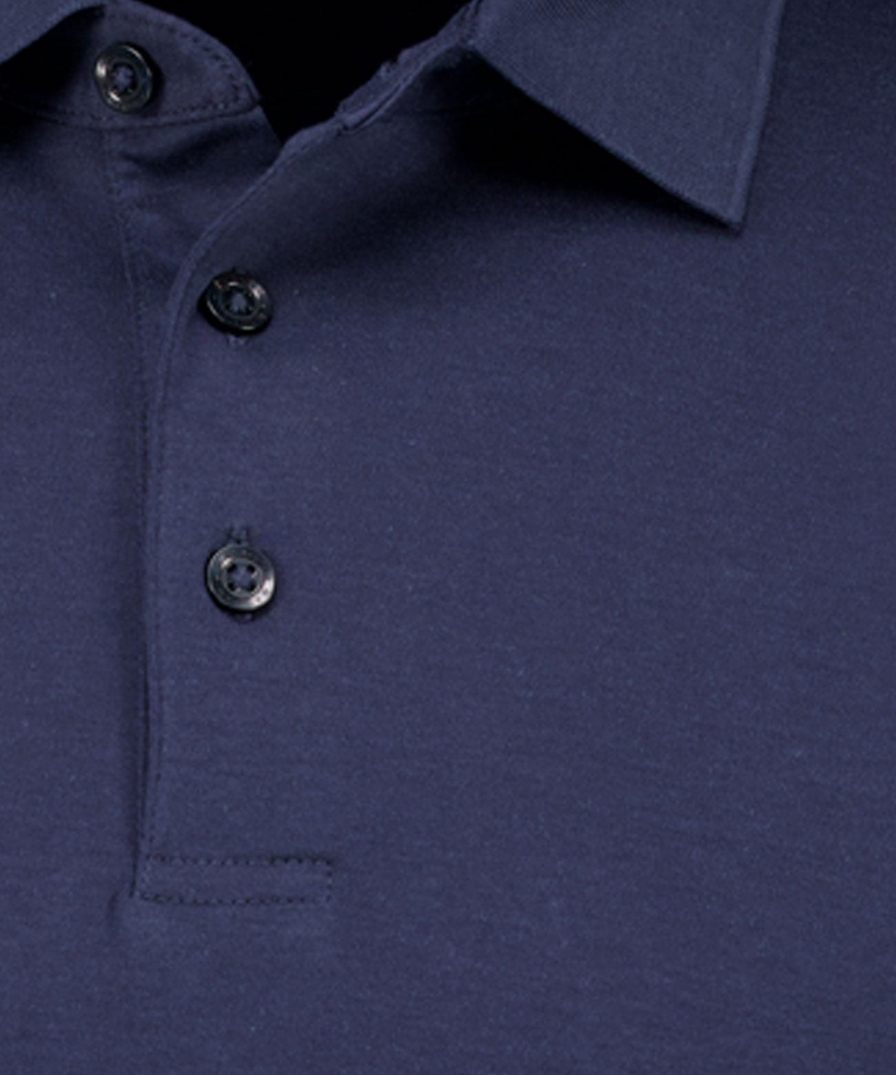 Pima-Polo mit Bund (Dunkelblau)