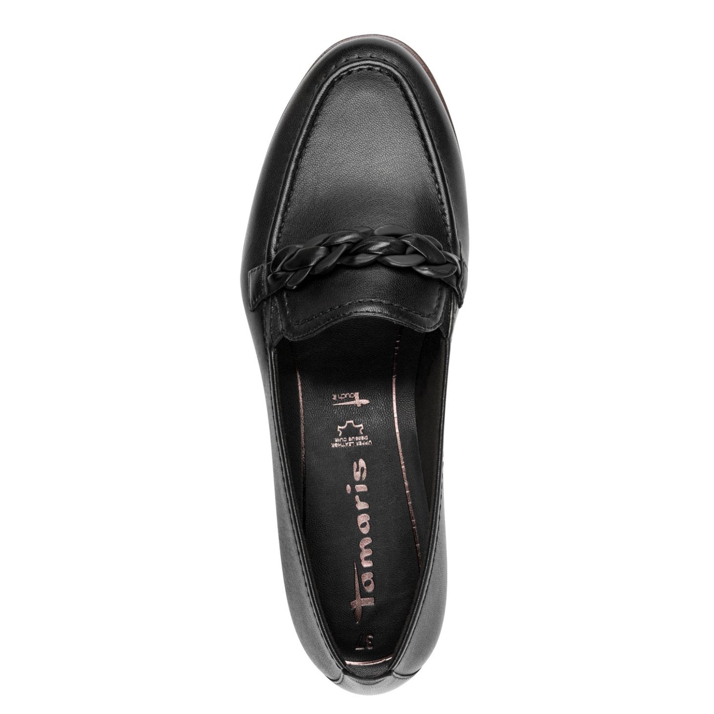 Slipper (Black Leather)