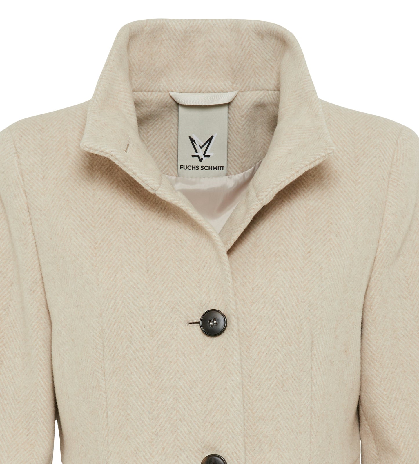Wolljacke (Beige/kitt)
