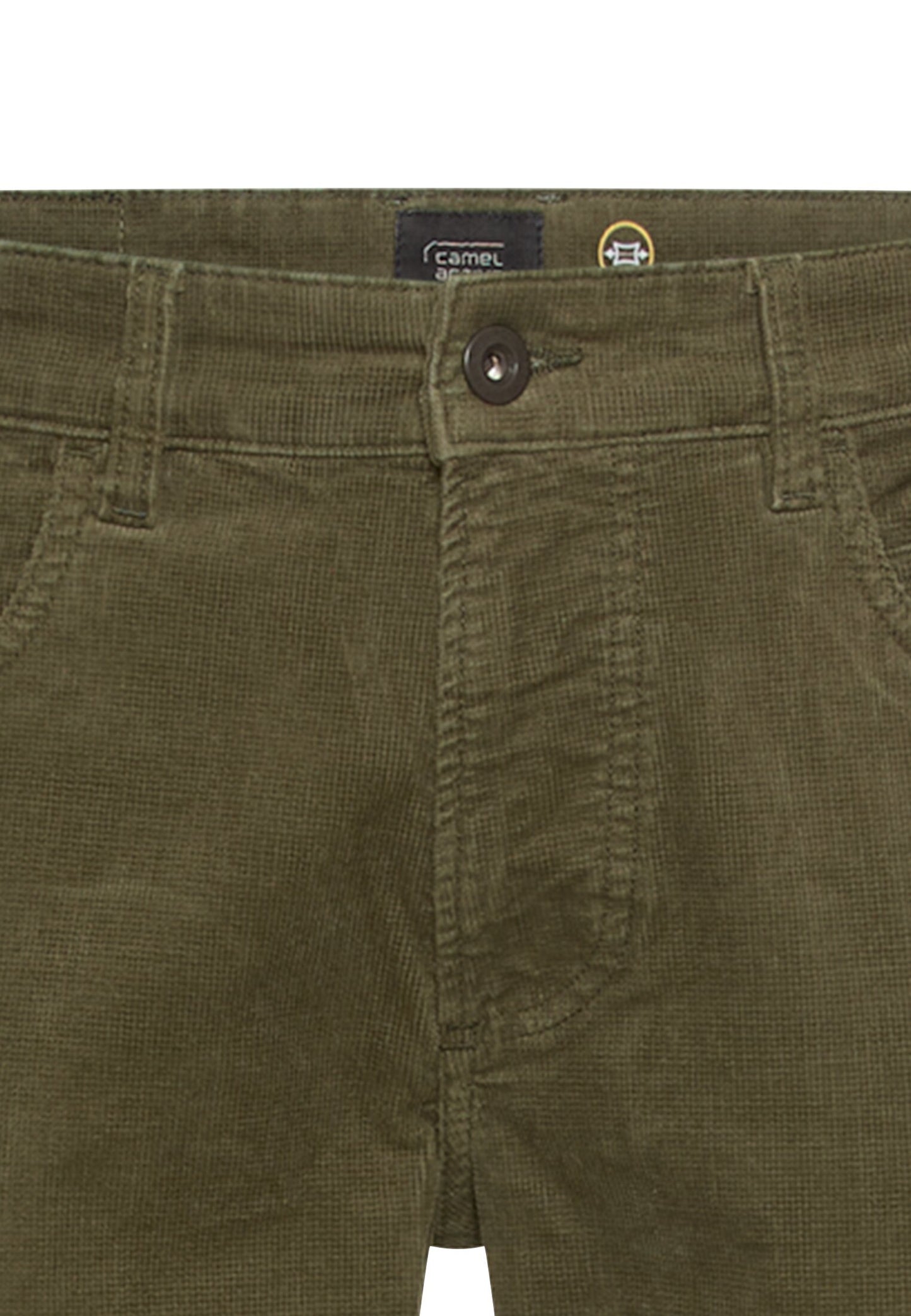 5-Pkt Regular Fit Hose aus Baumwollmix (Forest Green)