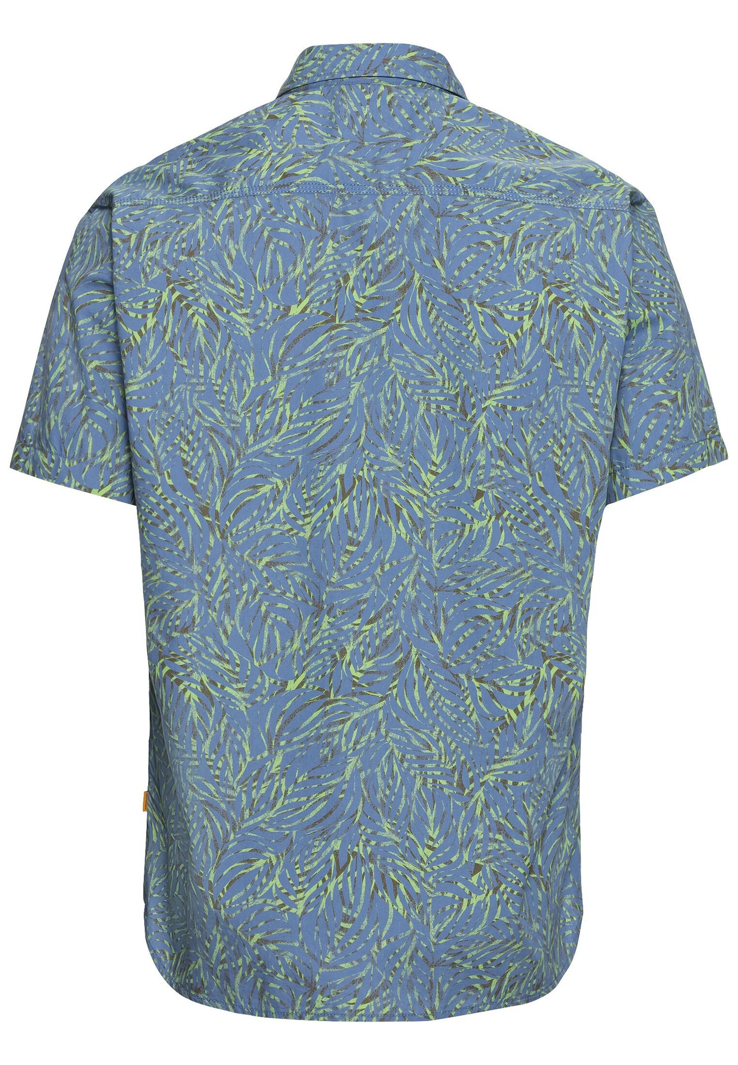 Kurzarmhemd mit Allover-Print (Elemental Blue)