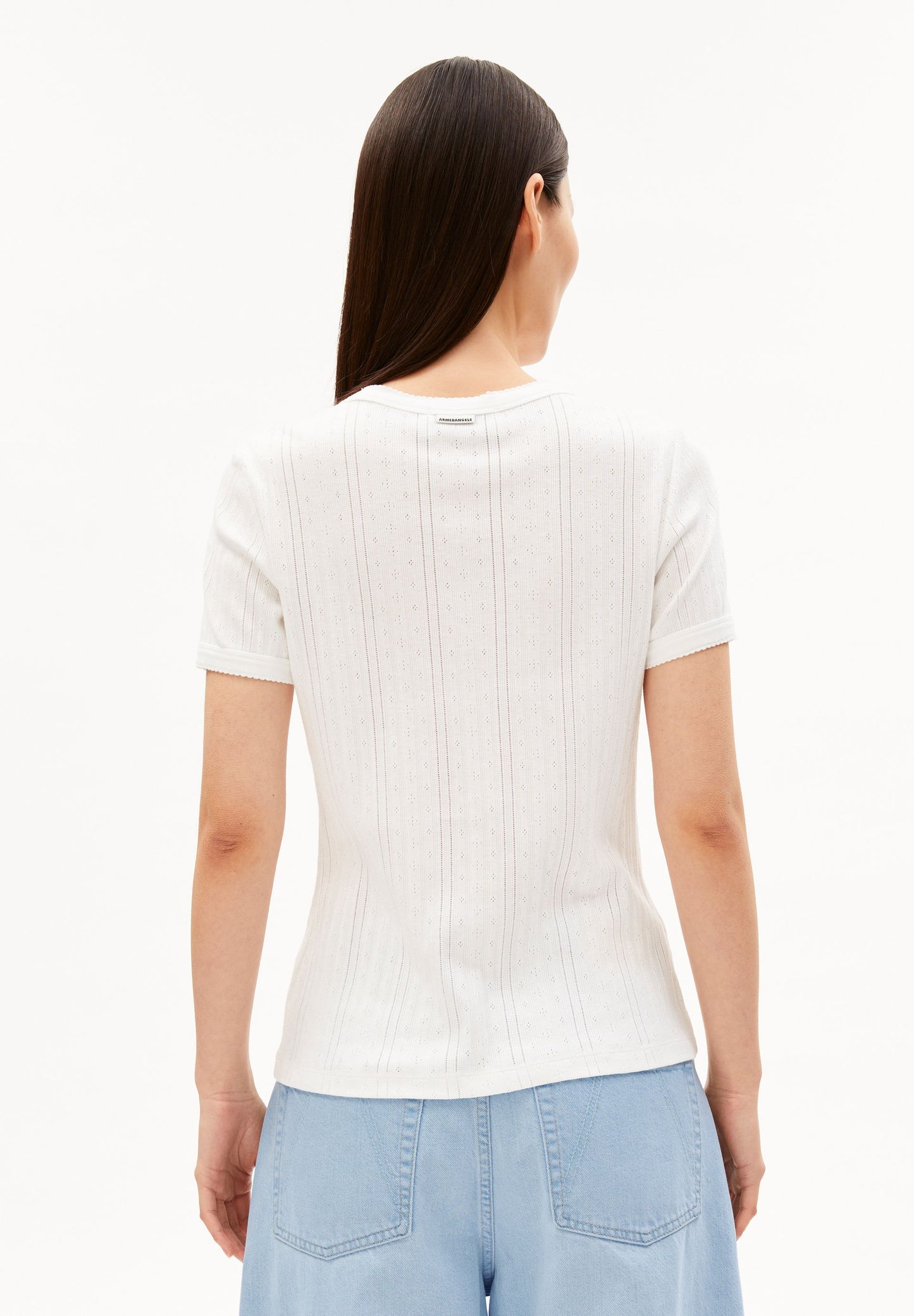 Pointelle T-shirt (White)