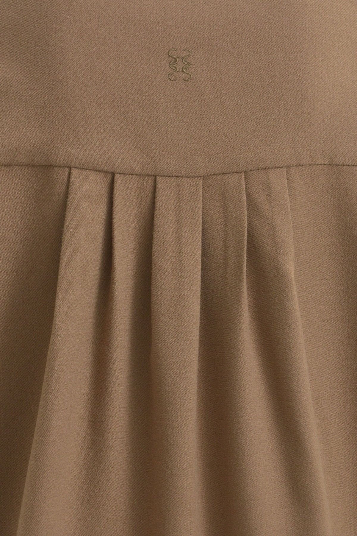 Flannel Pocket Blouse (Nougat)