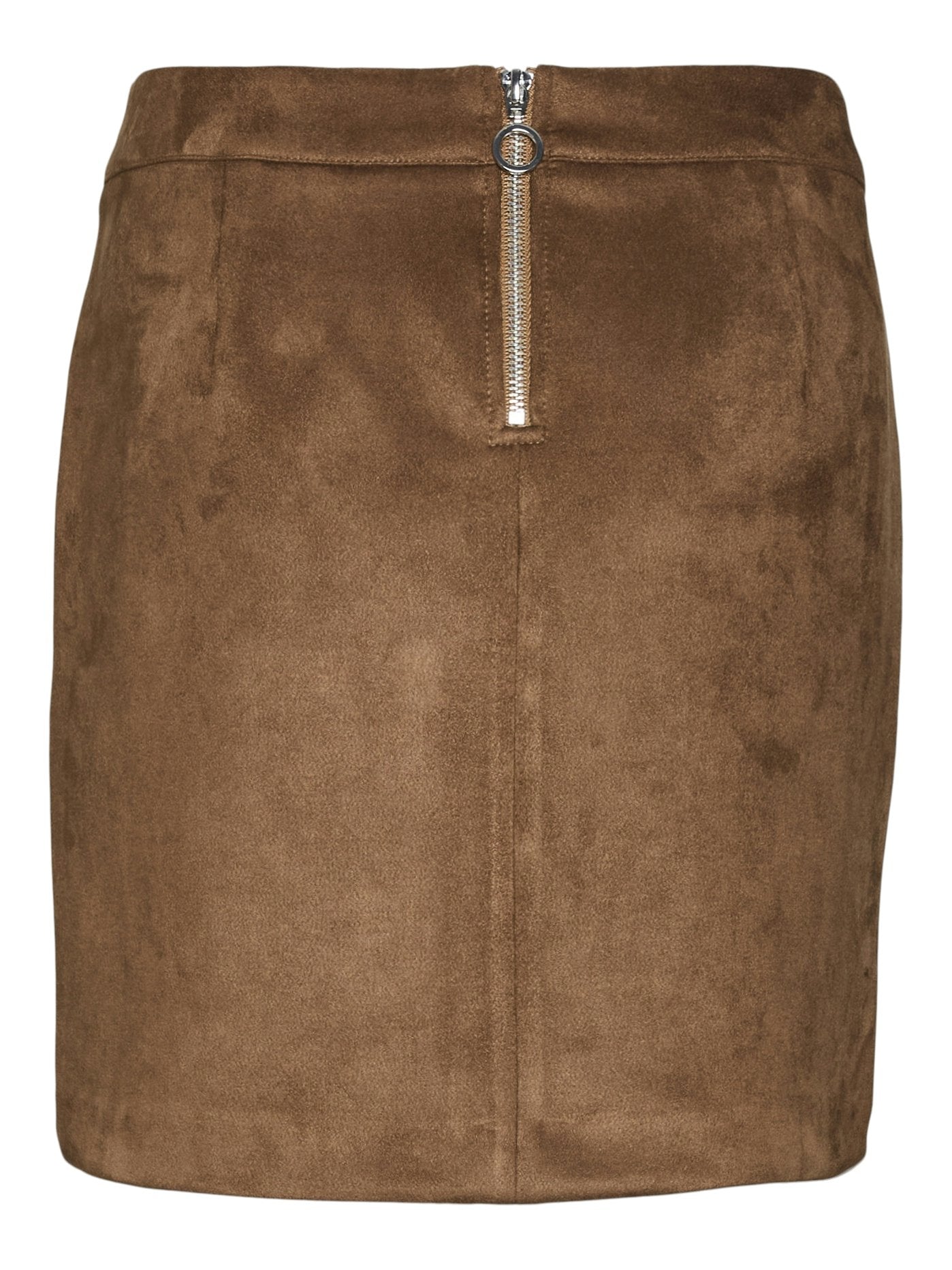 Vmdonnadina Fauxsuede Short Skirt Noos (Cognac)