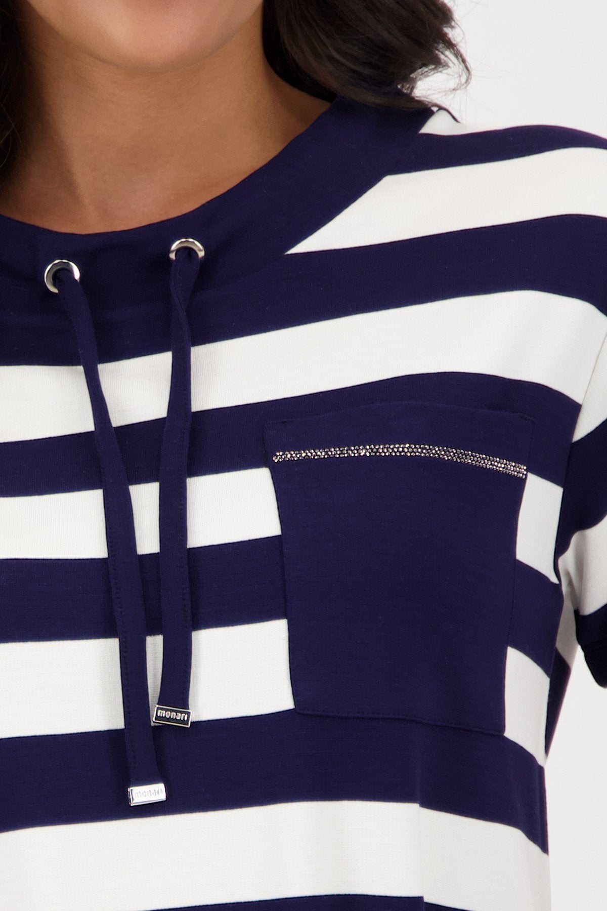 T-Shirt (Navy Blue Ringel)