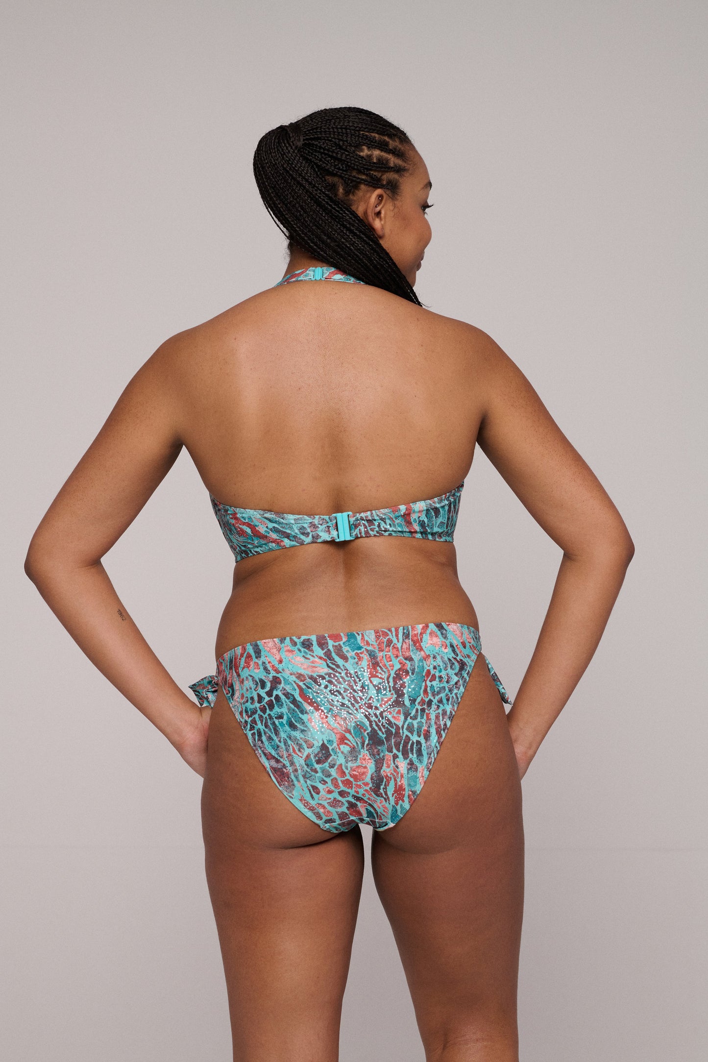 RIYAD Turquoise Seas Unterlegter Bikini Balconette (Tqs)