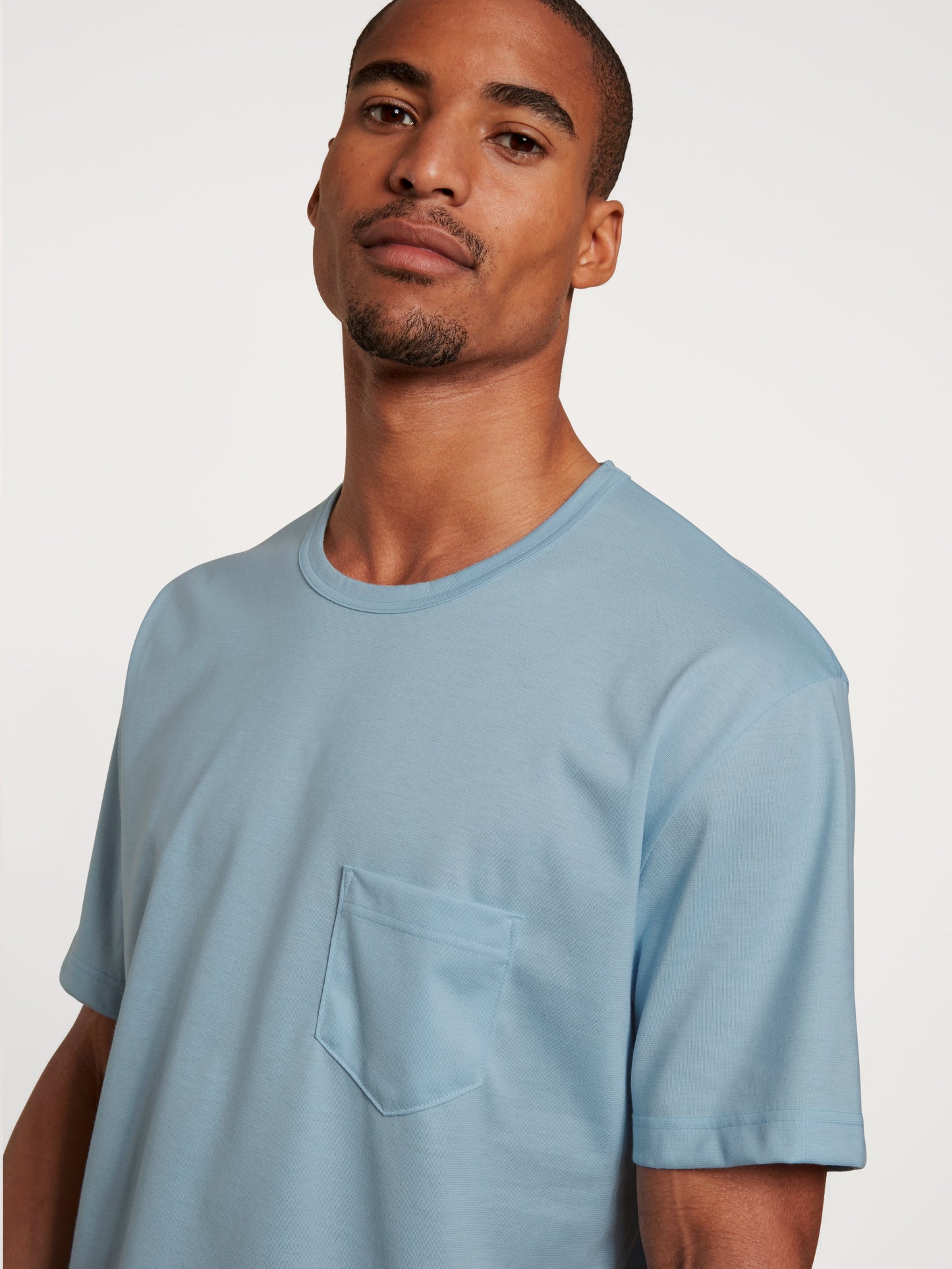 Kurz-Pyjama (Tempest Blue)