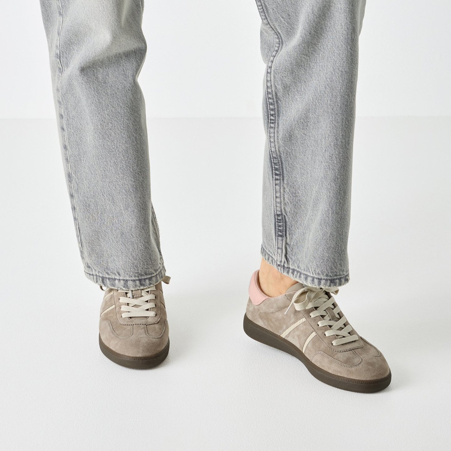Schnürer (Taupe/rose)