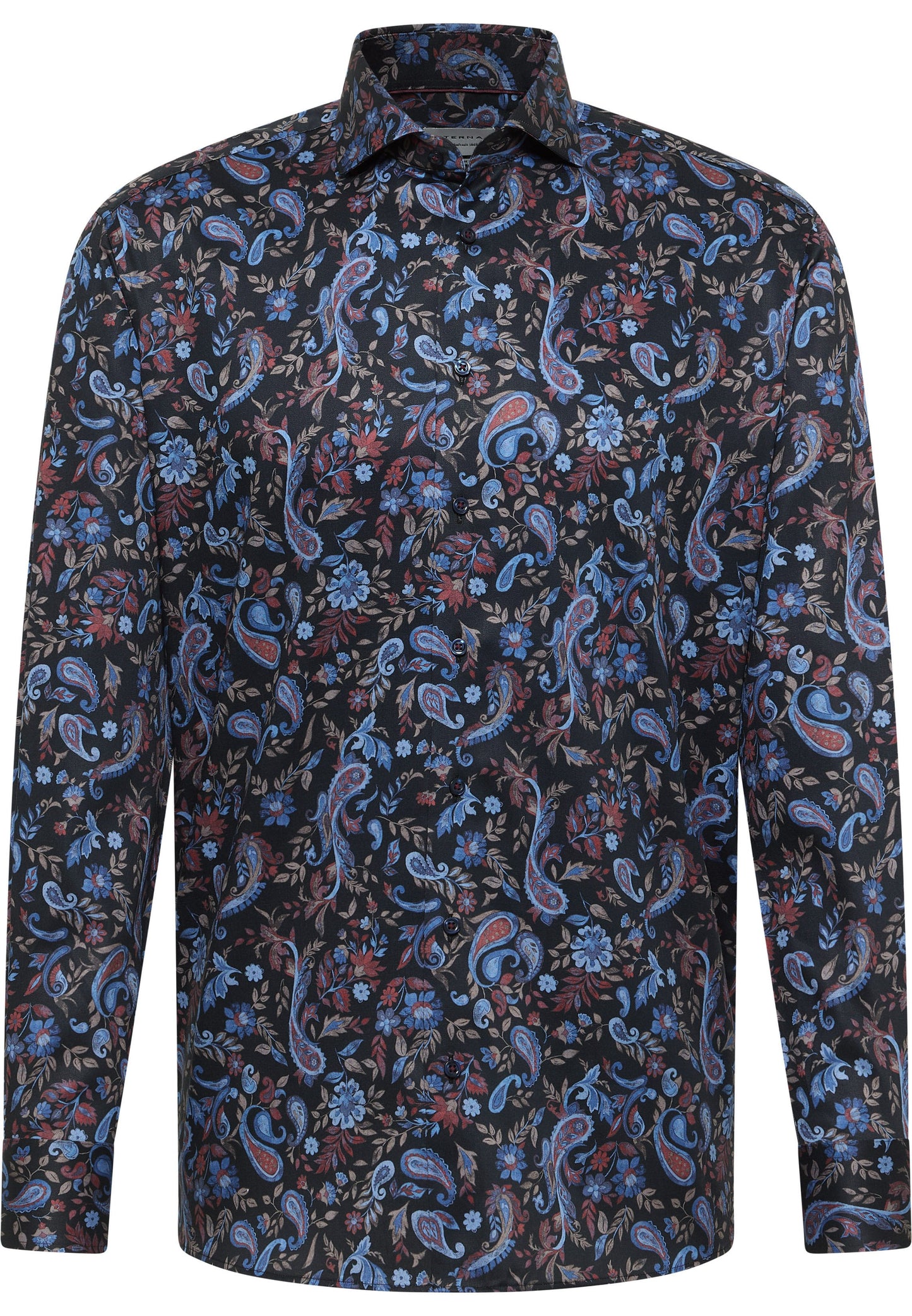 Hemd Twill Langarm (Dunkelblau)