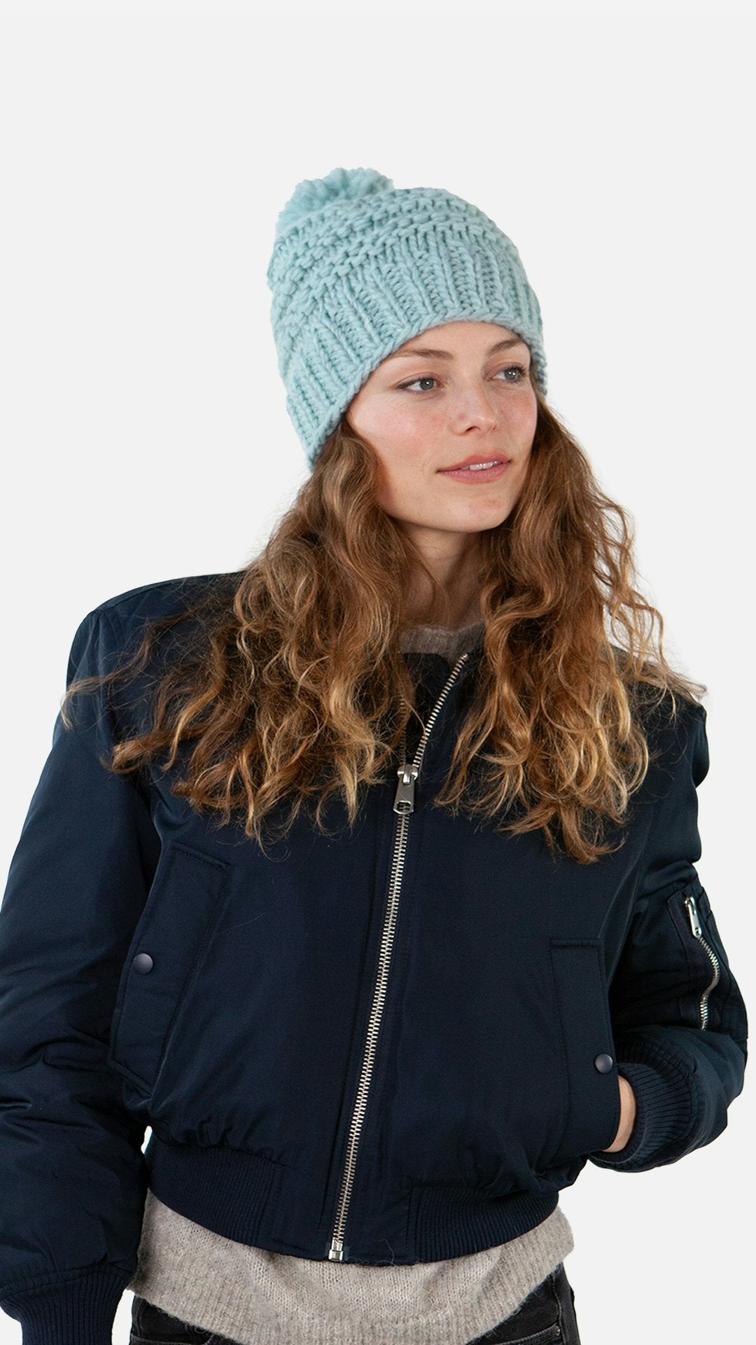 Jasmin Beanie (Blue Ice)