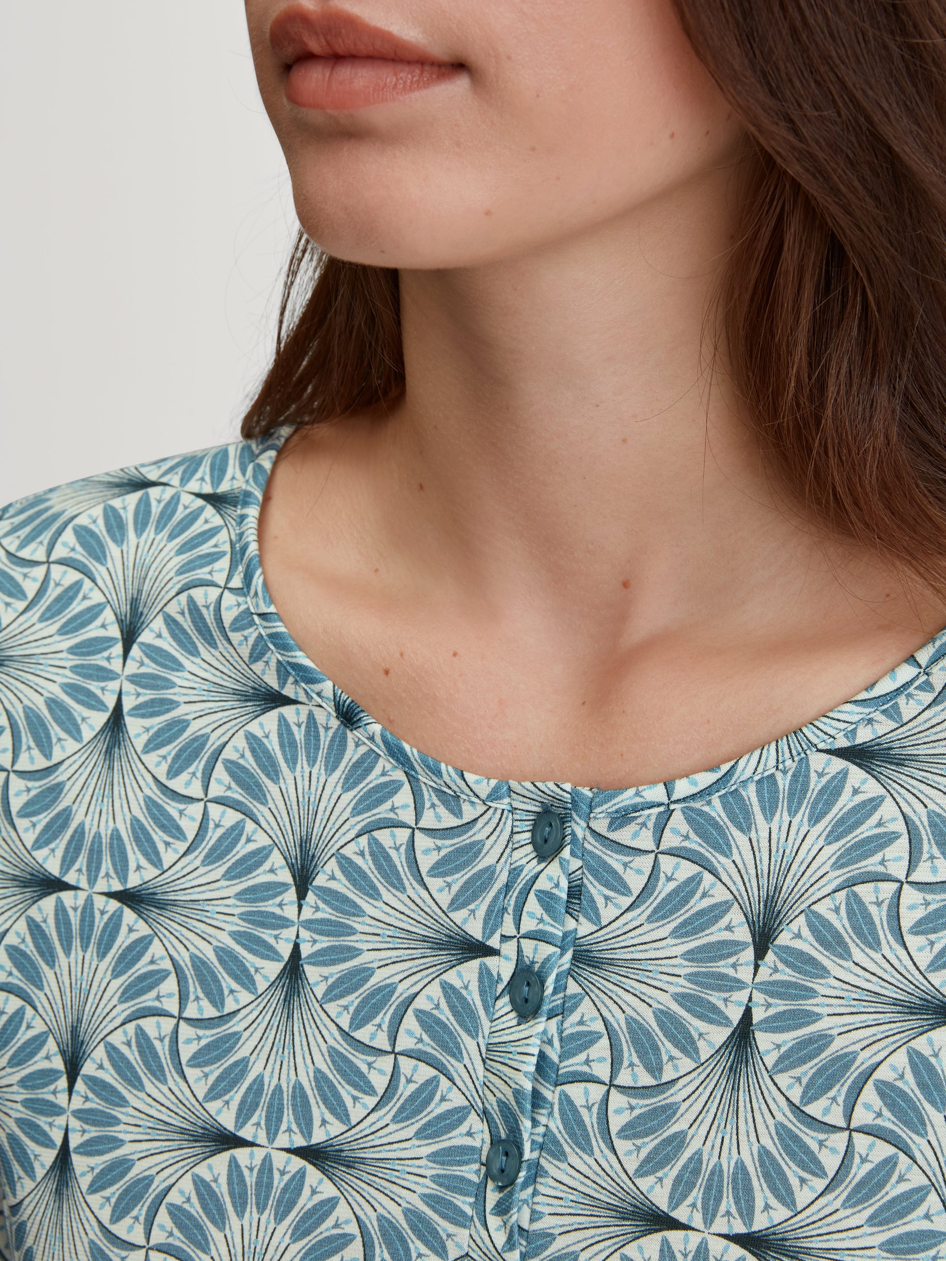 WOMEN Nightdress (Smoke Blue)