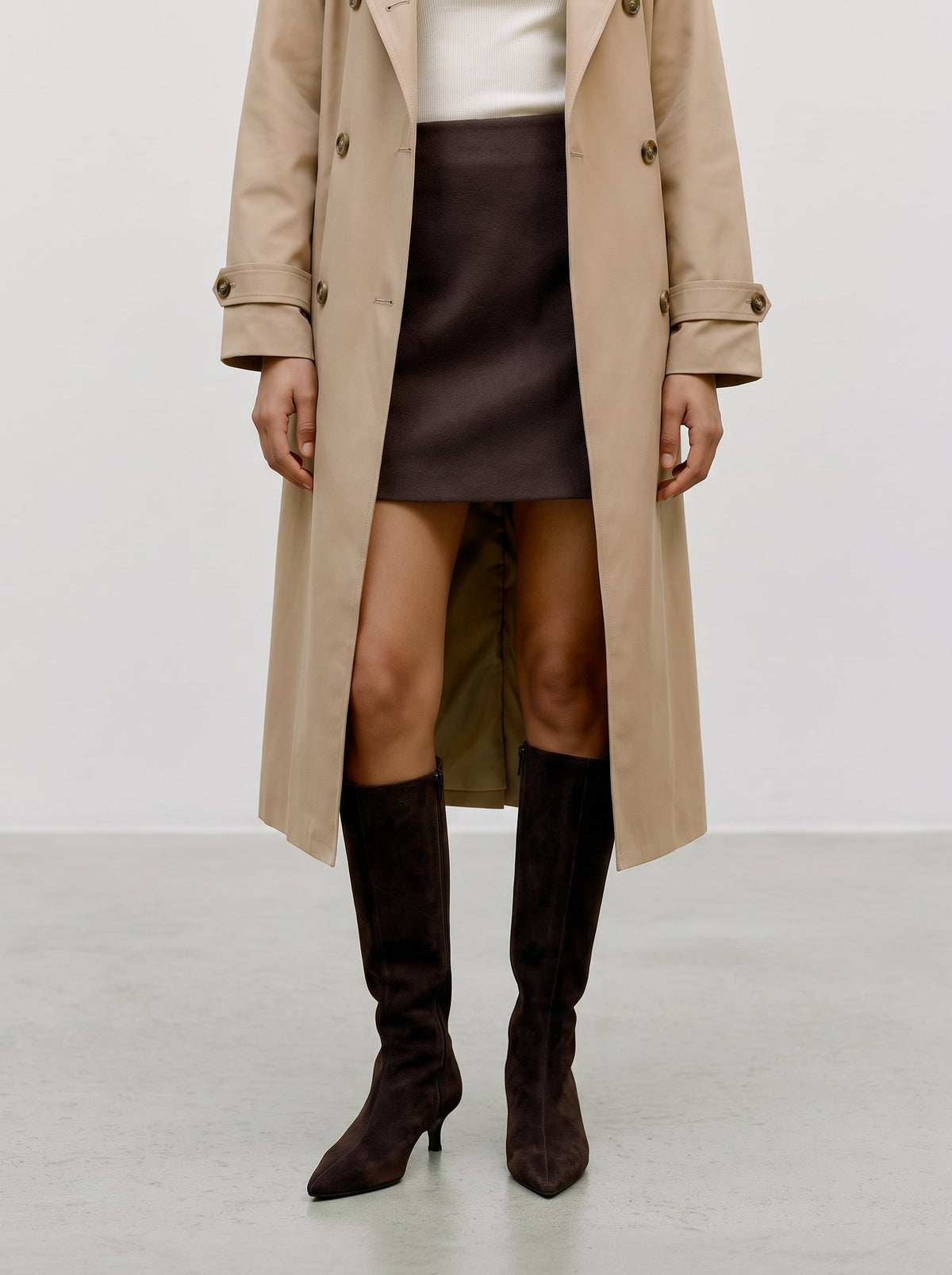 Vmfortuneallison Hw Short Skirt Ga Noos (Chocolate)