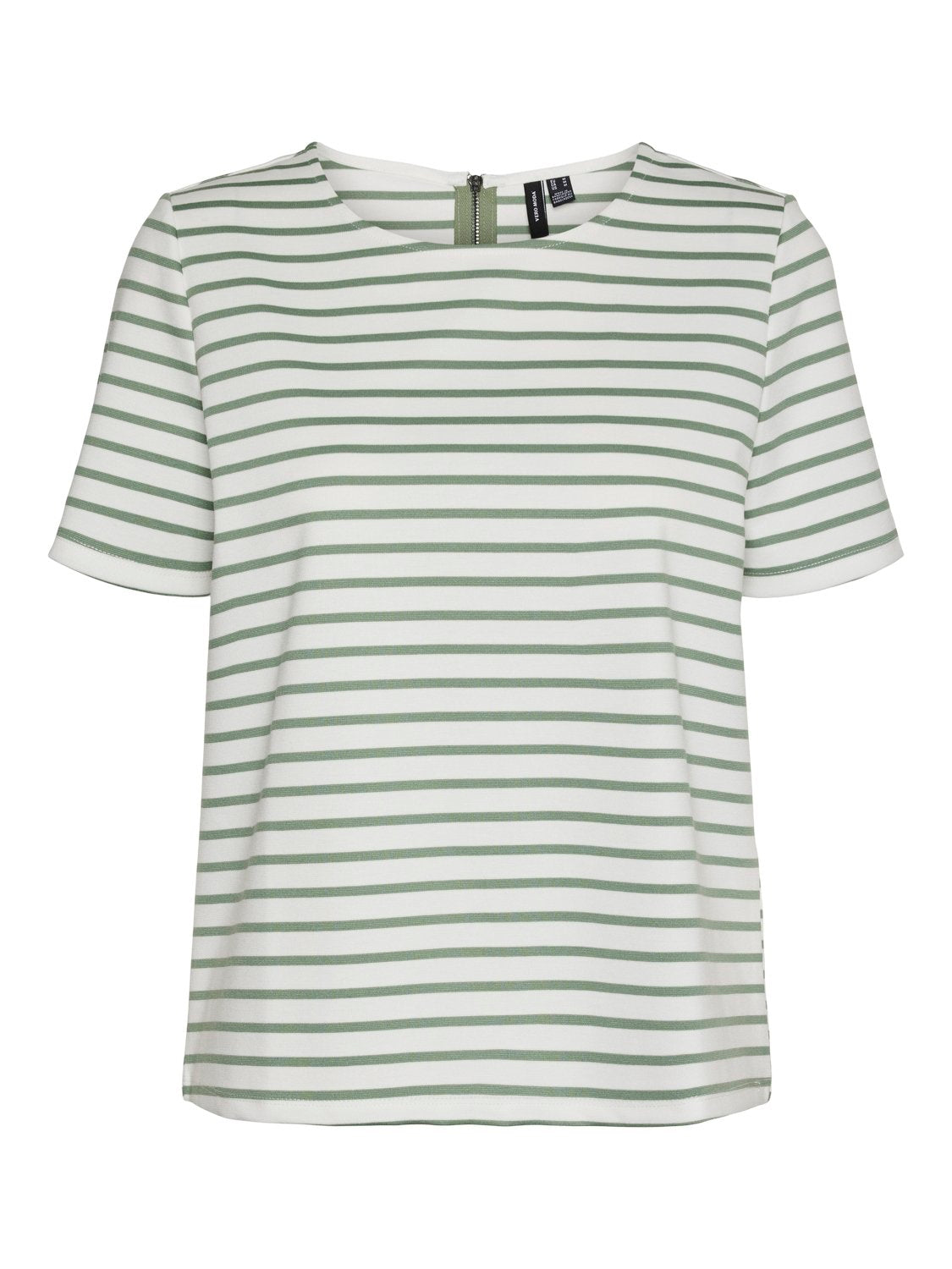 Vmabby Ss Zip Top Jrs Noos (Snow White)