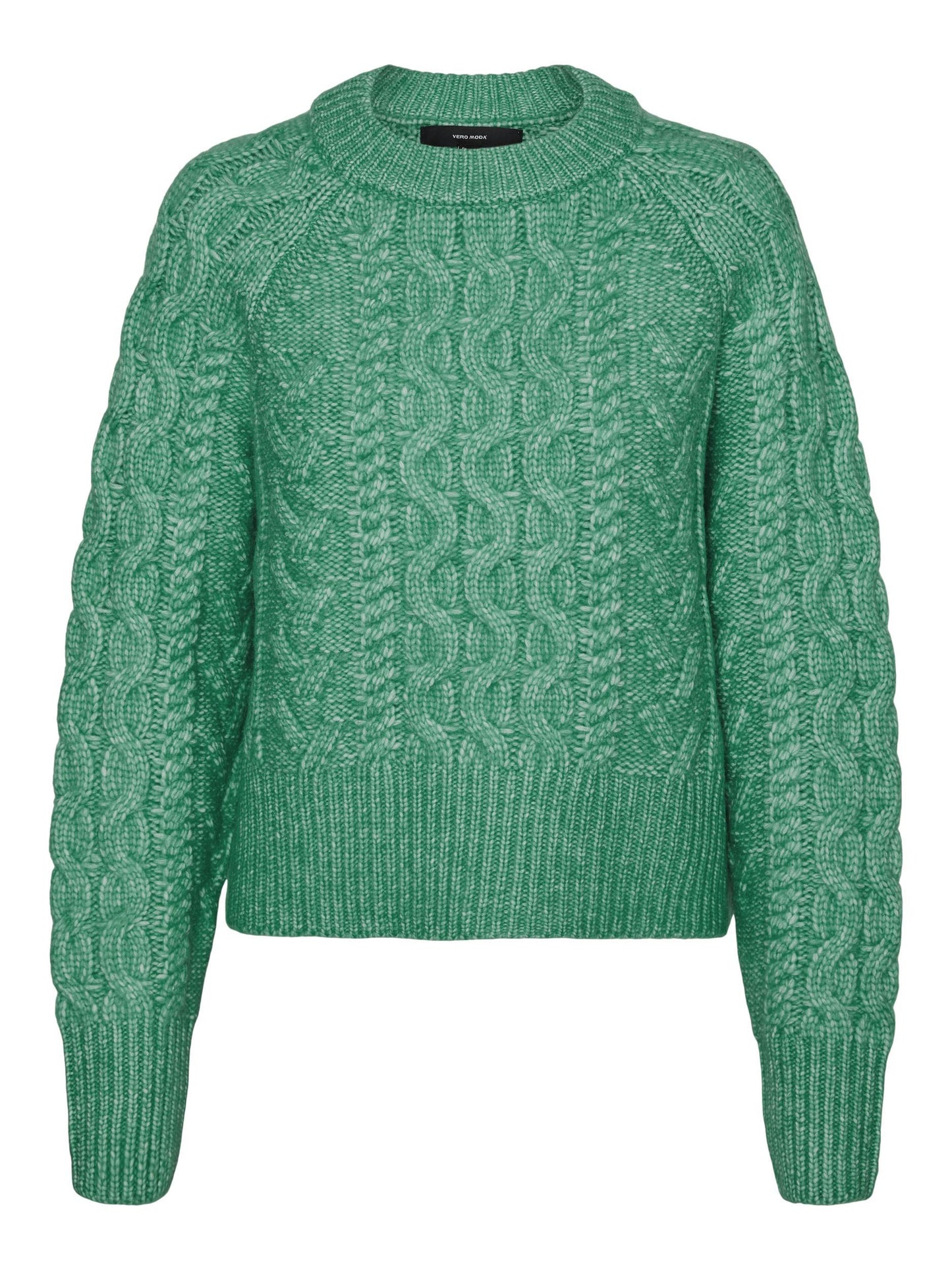 Vmbirgitte Ls O-neck Pullover (Mint/w. Me)