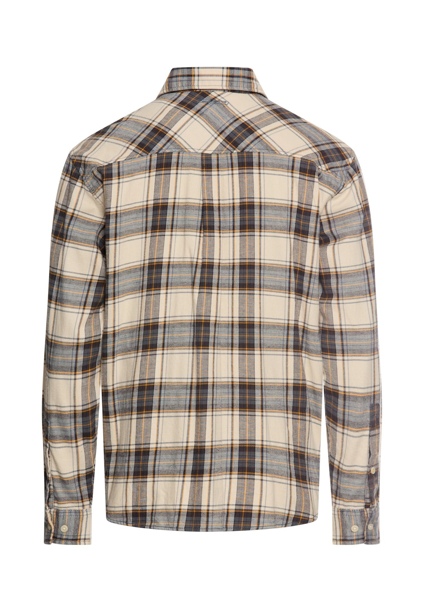 fleXXXactive® Langarmhemd aus leichtem Flanell (Oatmeal)