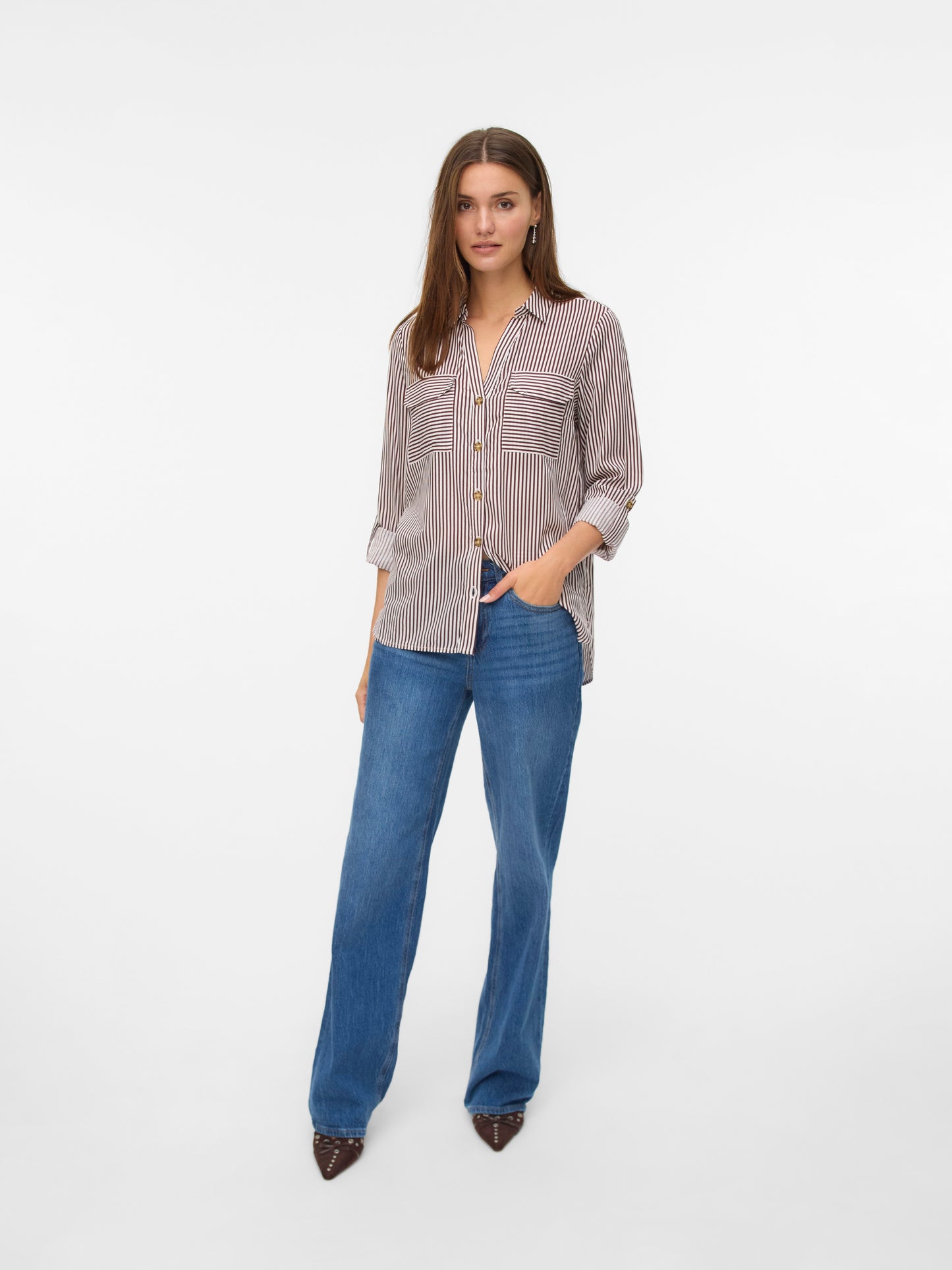 Vmbumpy L/s Shirt New Wvn Noos (Winetastin)