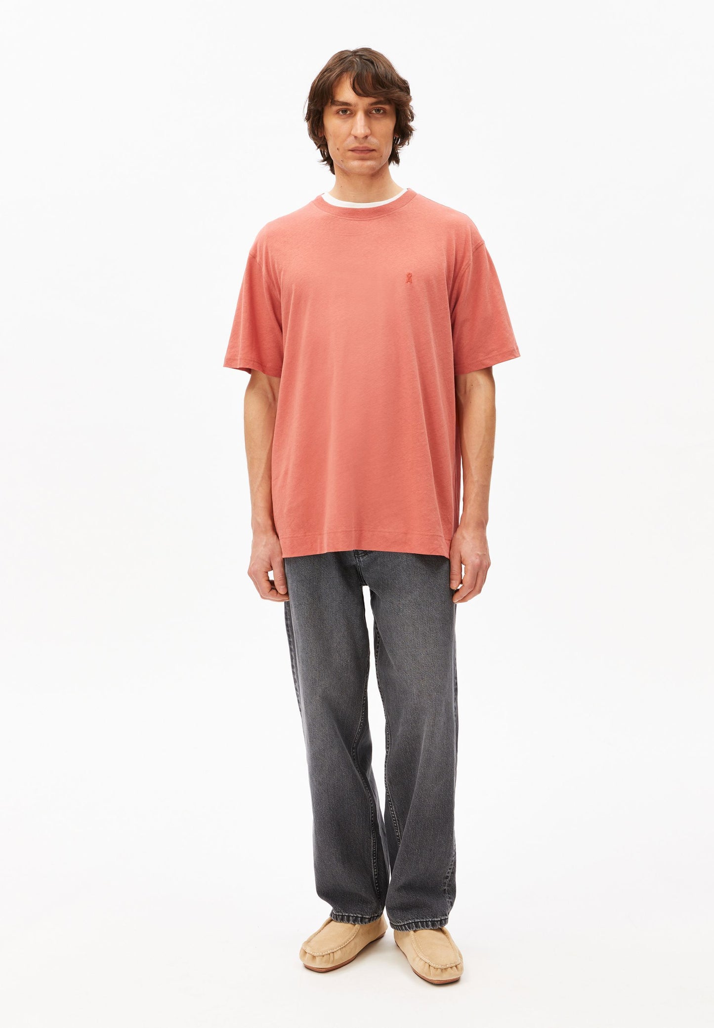 Maarkos Linen Blend T-shirt (Tabasco Red)