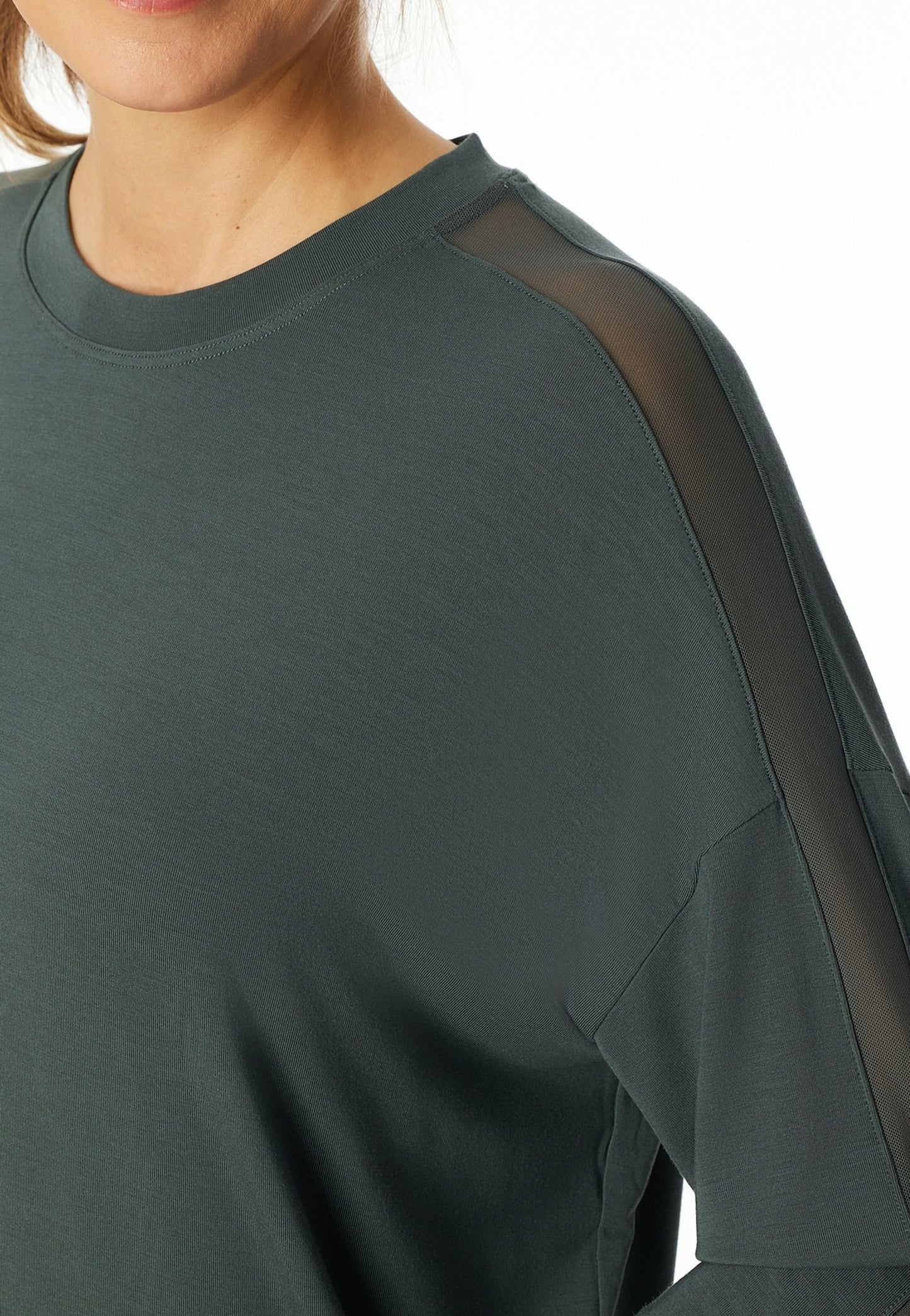 Langarmshirt (Dunkelgrün)