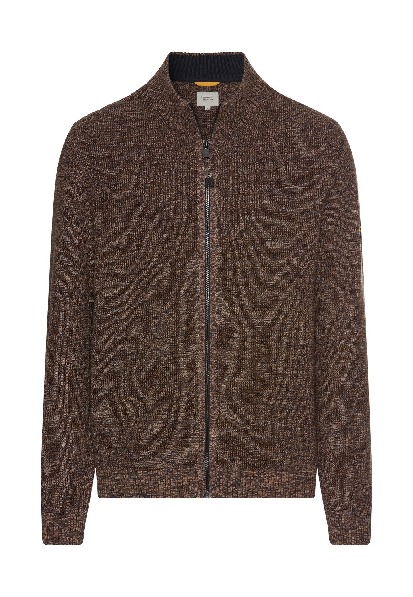 Strickjacke aus einem soften Baumwollmix (Dark Brown)