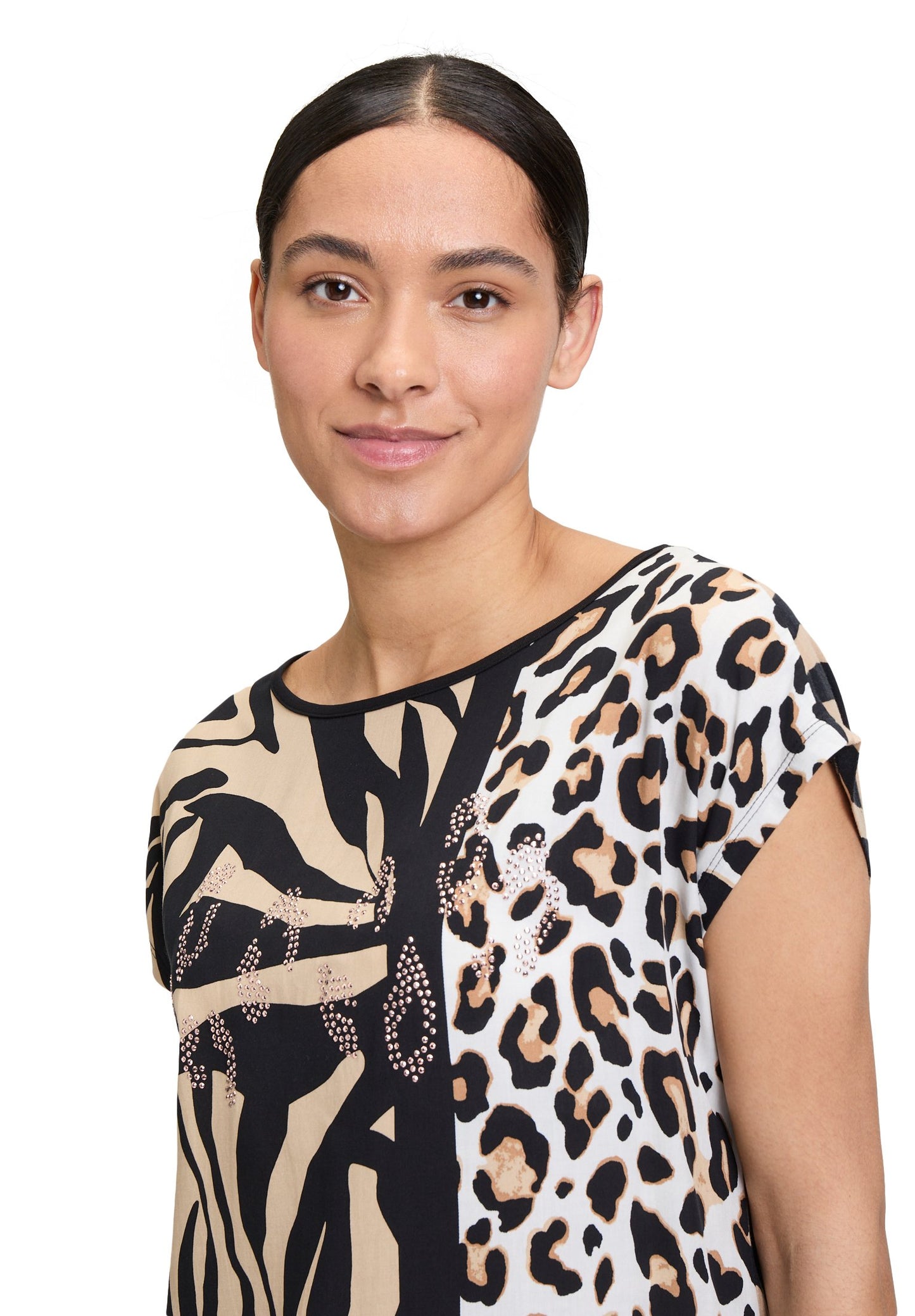 Casual-Shirt (Black/brown)