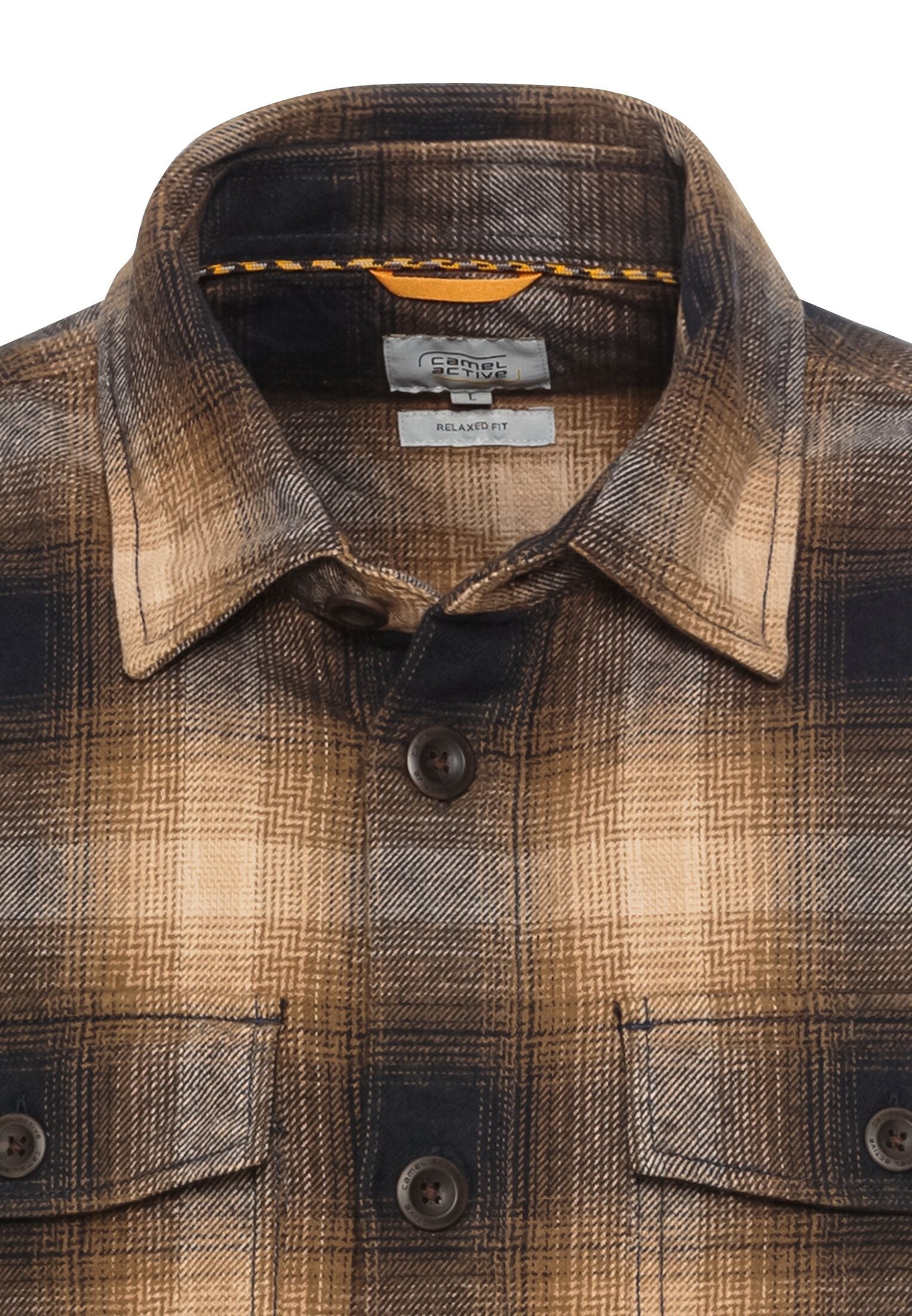 Overshirt aus reiner Baumwolle (Sepia Brown)