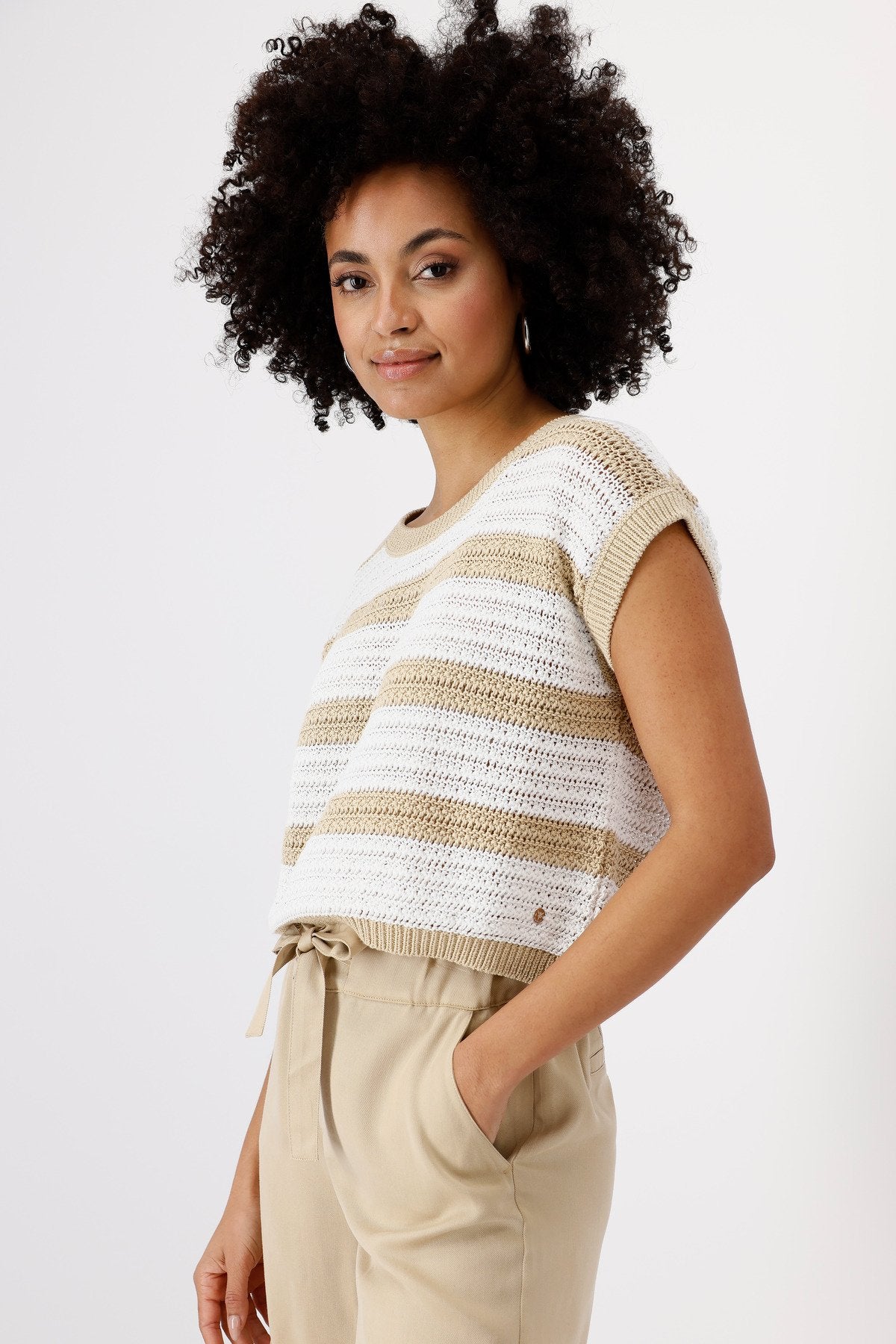 Pullover (Camel Ringel)