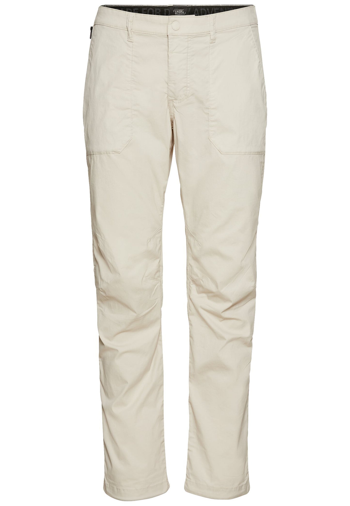 Leichte Chino im Relaxed Fit (Beige)