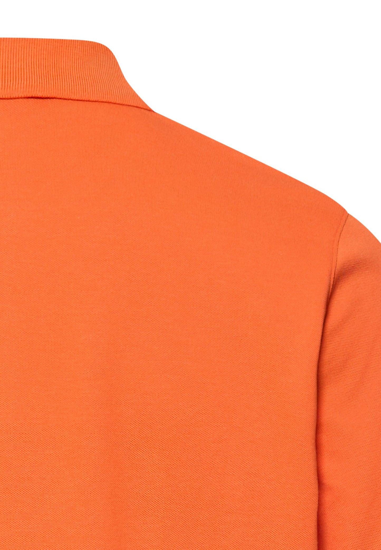 Poloshirt mit Kontrastdetails (Burned Orange)
