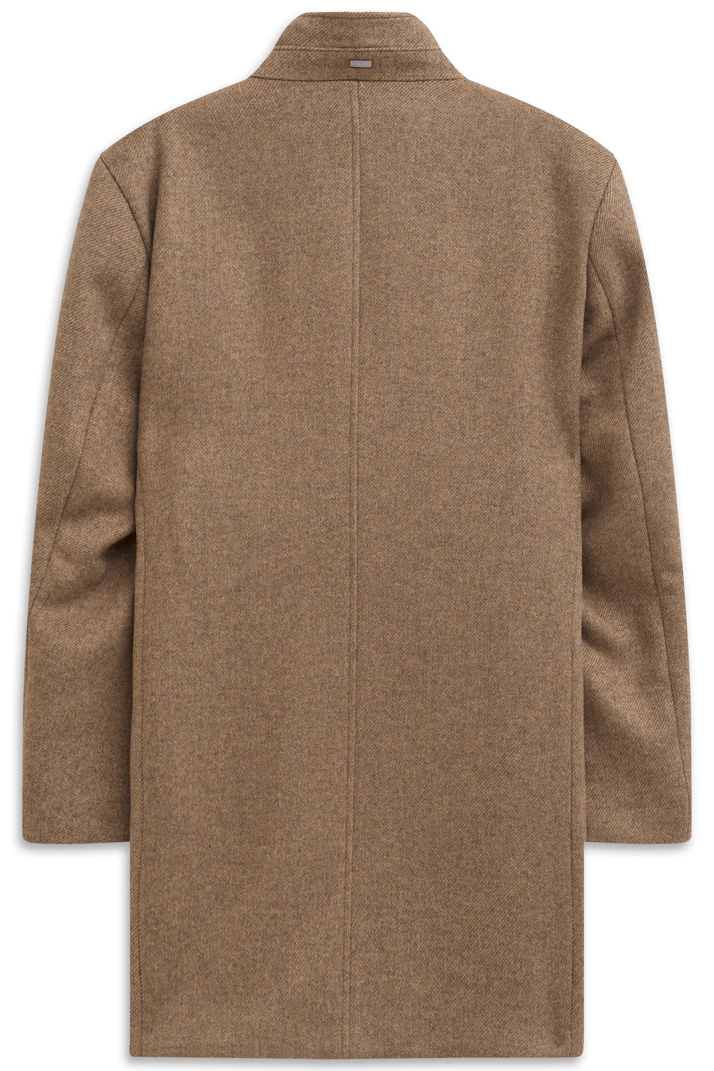 Herrenmantel Wolle (Taupe)