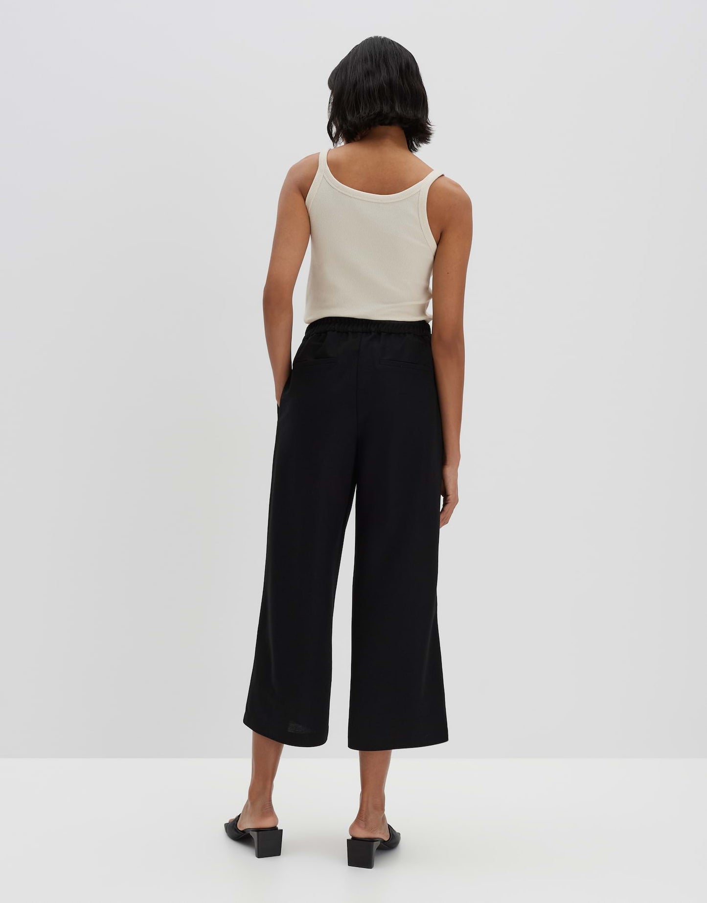 Cenya cropped wide (Black)