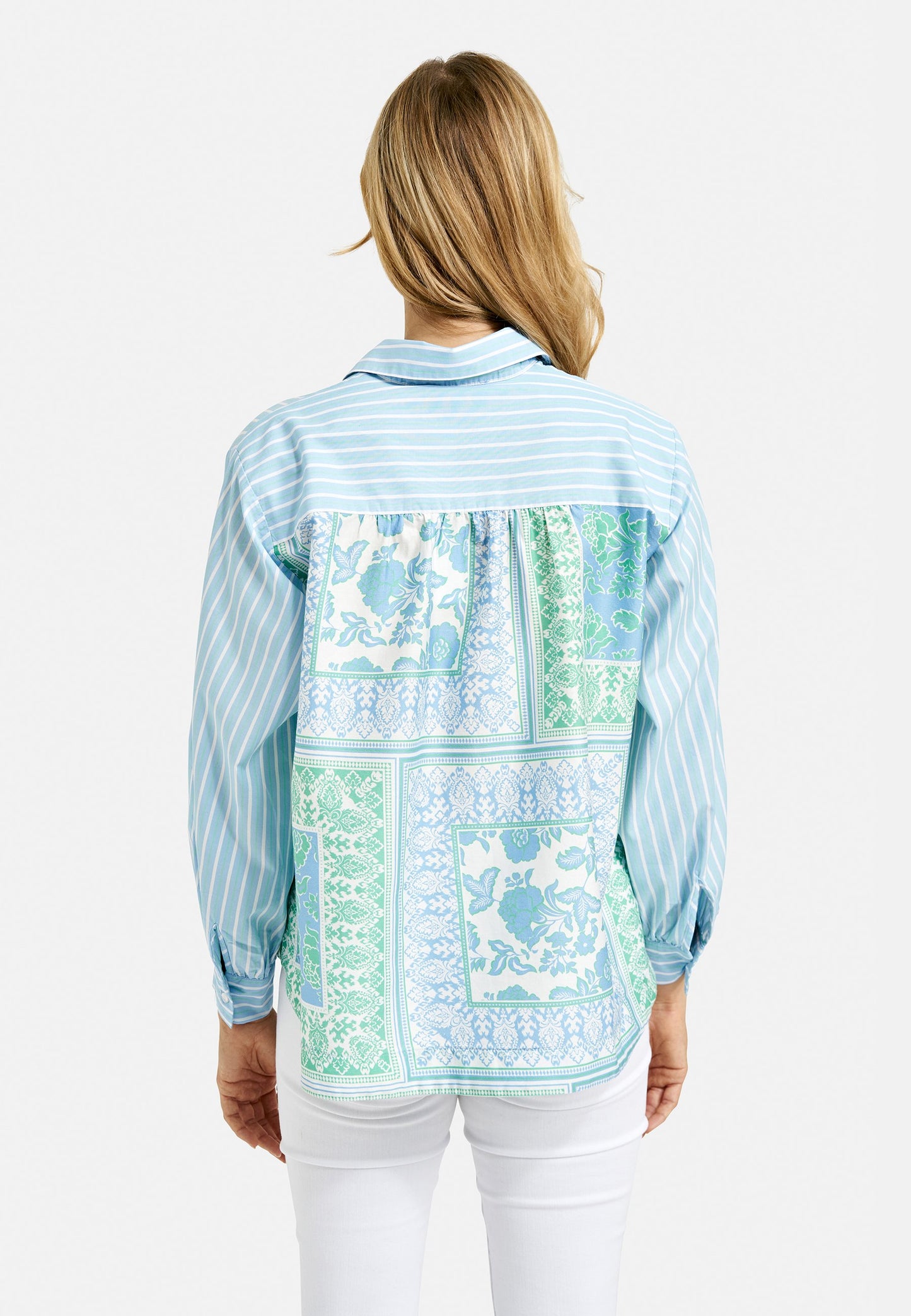 Striped Mix&Match Blouse (True Blue Print)